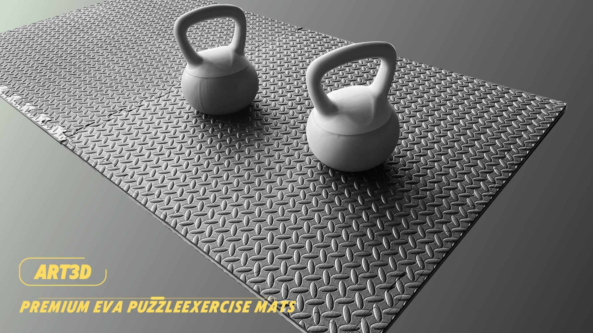 Amazon.com: Art3d 24 Sq.Ft EVA Puzzle Exercise Mats, 24