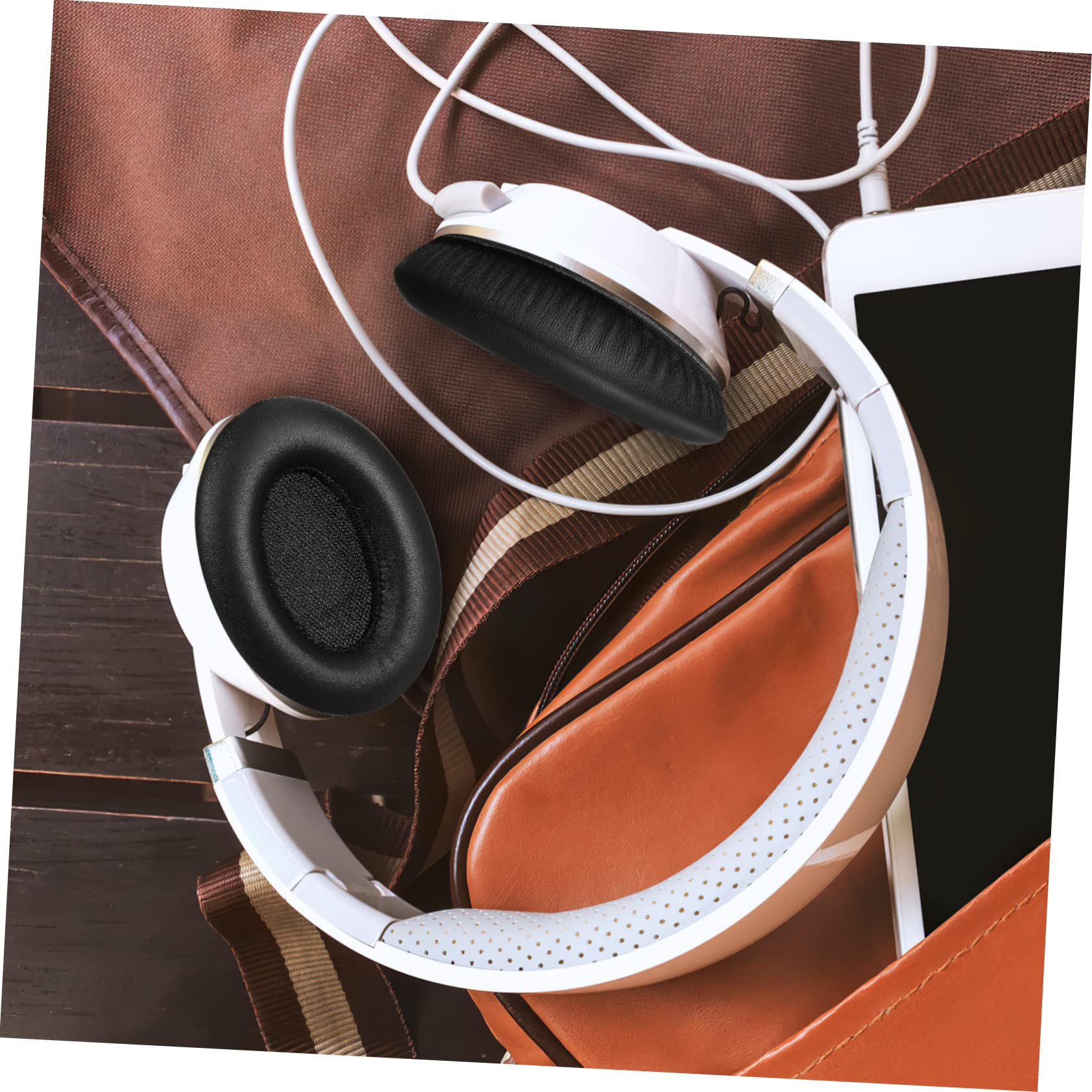 5 Paia Cuscinetti Auricolari Compatibili per Cuffie Ricambio Imbottitura Accessori per Cuffie con Cancellazione Del Rumore Facile Installazione Design Ergonomico