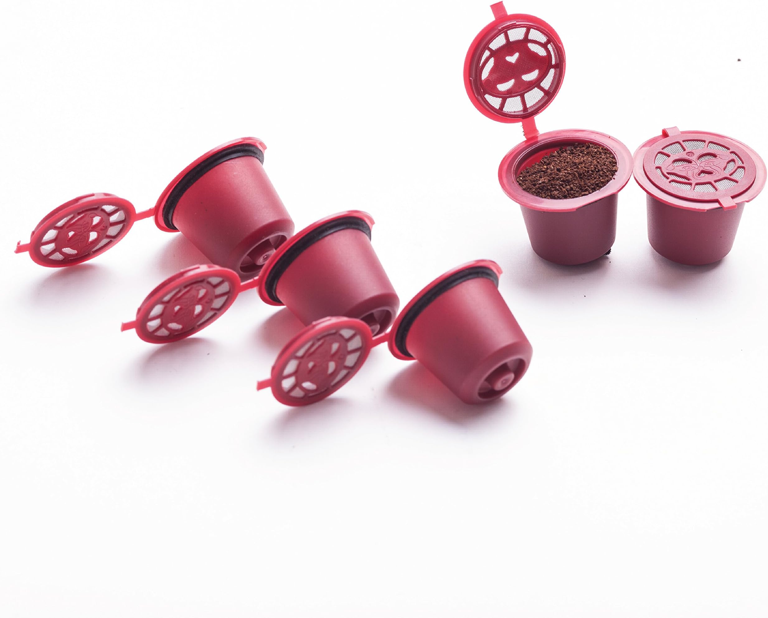 Reusable Nespresso Capsules (5-pack) | Compatible with Essenza, Inissia, Milk, Citiz, Gran Maestra, Maestria, Pixe, Lattissima, Concept and Le Cube