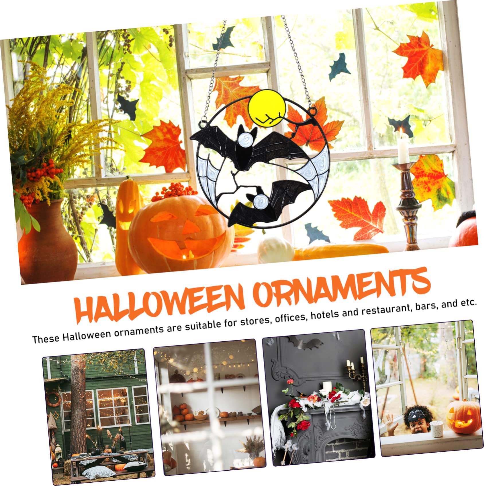 Alipis 5 Pezzi Proposti Decorazioni Per La Casa Con Ciondolo A Forma Di Pipistrello Per La Casa Decorazioni Di Halloween Per Interni Pipistrello Di Halloween Da Appendere Ornamento