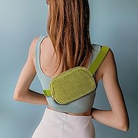 Vista 240 de Riñonera cruzada para mujeres y hombres, bolsa para cinturón para senderismo con correa ajustable, riñonera para correr, entrenamiento, deportes