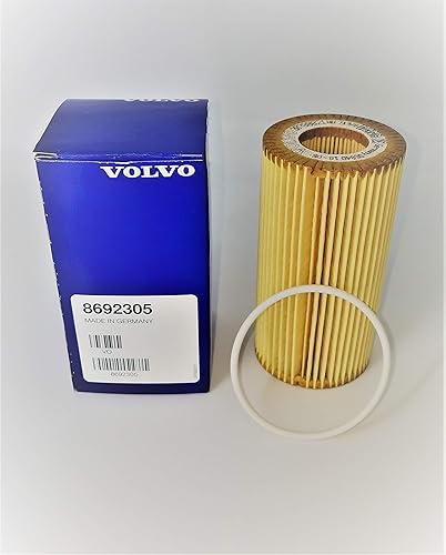 Volvo 8692305, filtro de aceite de motor (incluye junta de tapón de drenaje 977751)