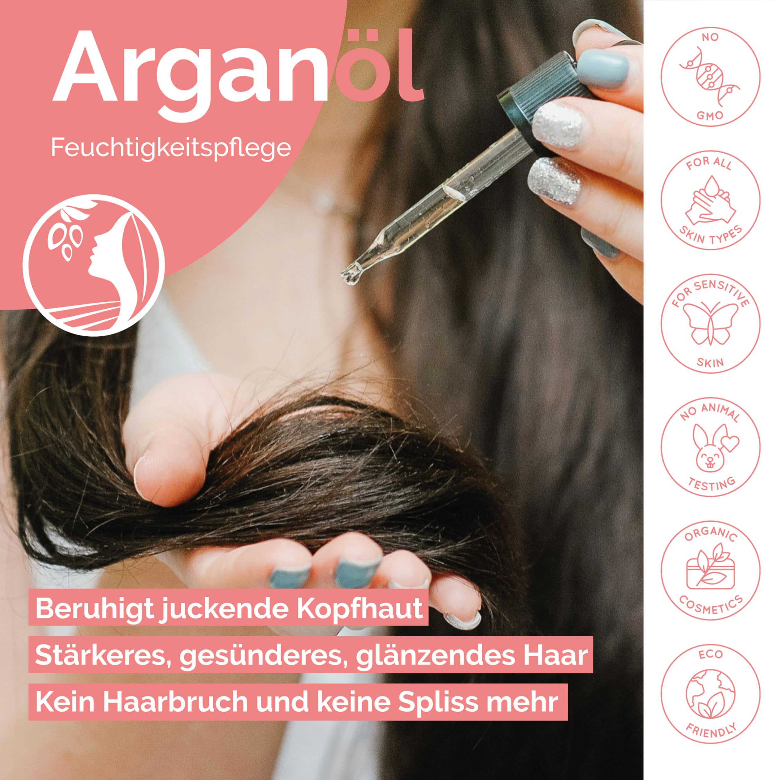 Fatima's Garden Arganöl - Bio-Feuchtigkeitscreme für Haut & Haar, 100ml