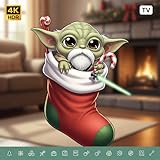 Yoda Star Wars Christmas Meditation: Force Holiday Sleep Sounds – 4K Jedi Festive Screensaver for Fire TV