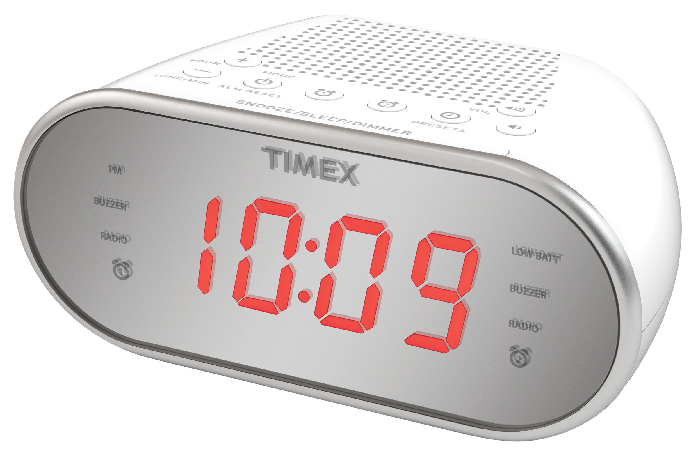 Buy Timex Alarm Clock With AM/FM Radio And 20 Station Presets, Digital