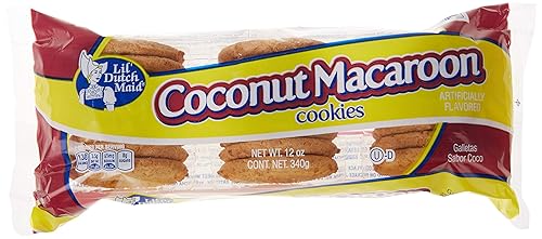 Lil Dutch Maid Galletas de criada, macarrón de coco, 12 onzas