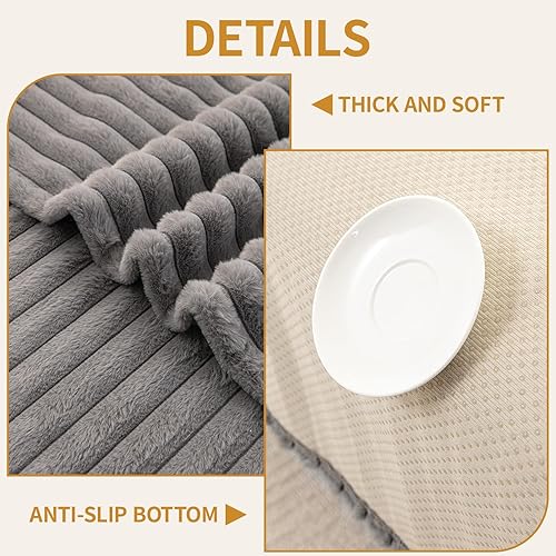 Miniatura 2 de Deep Dream Funda de sofá impermeable para perros, funda de sofá mullida para mascotas, funda de sofá antideslizante para sofá de 3 cojines, apta