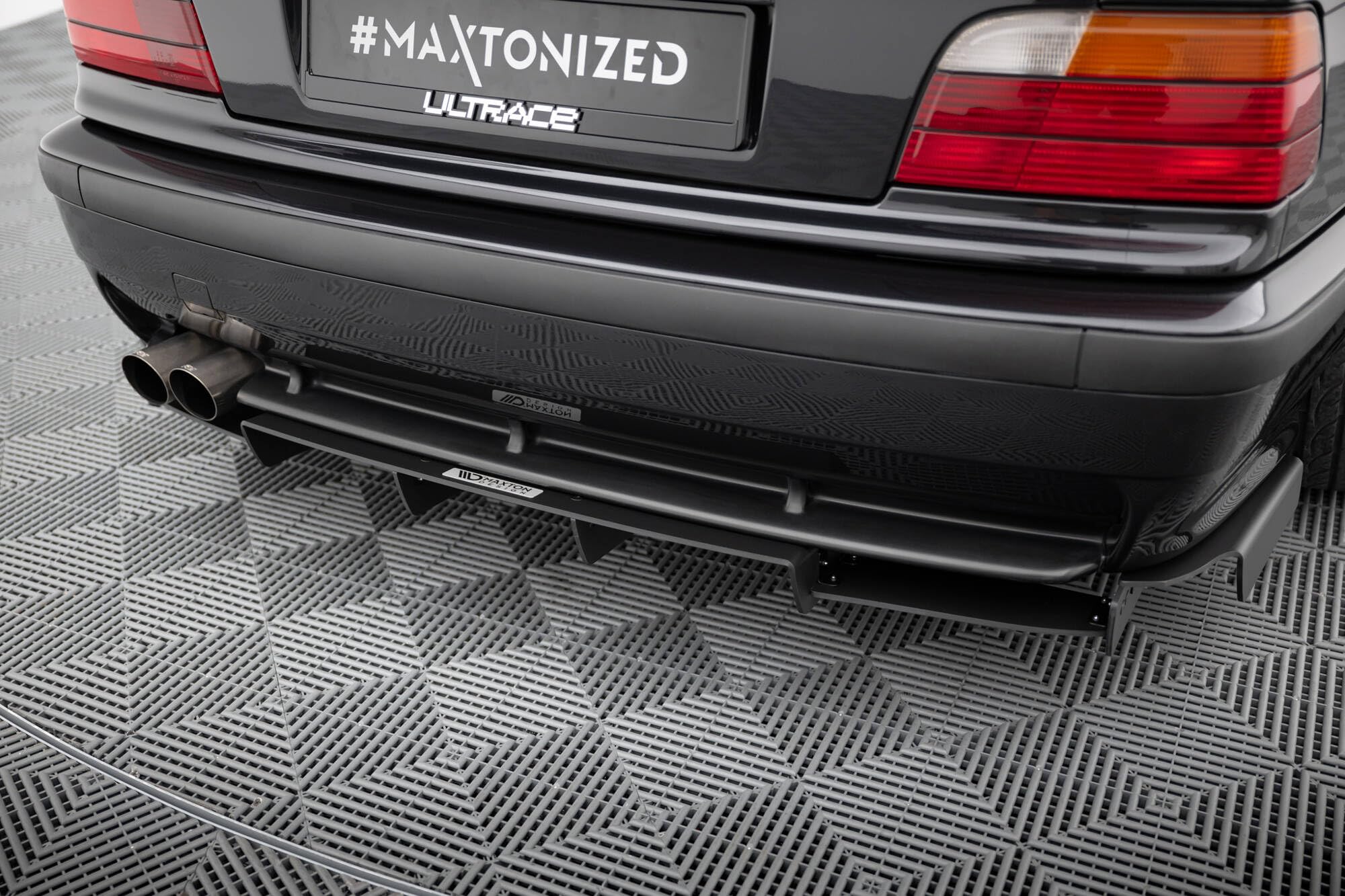 Maxton Design Pro Street Heckdiffusor für BMW E36 M3 Coupe, Cabrio, Limousine mit ABE