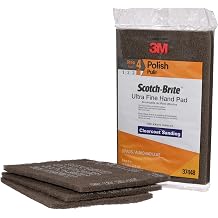 Scotch-Brite 37448 Ultra Fine Hand Pad, 6 x 9 by Scotch-Brite