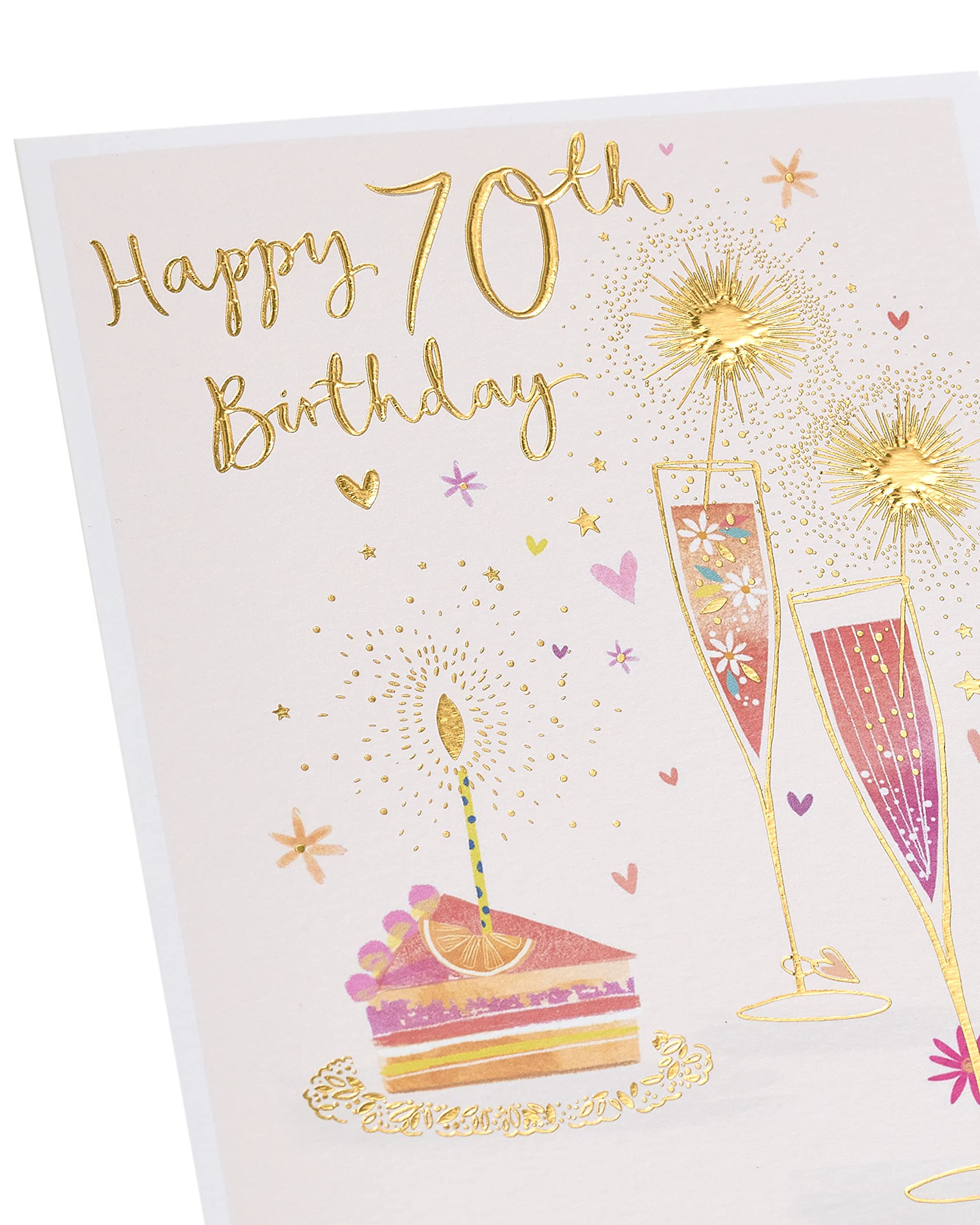 Logo D'anniversaire Du 70e Anniversaire Avec Concept De Nombres Dorés