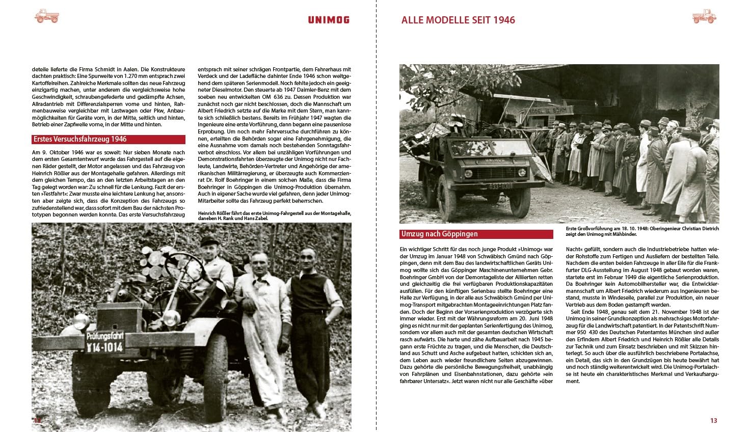 Unimog. Alle Typen, alle Modelle, alle Daten seit 1946 - Inkl. Unimog 406, Unimog 411, Feuerwehr Unimog, Unimog 435 und Bundeswehr Unimog uvm.: ... vom Haus-Autor des Unimog Museums Ralf Maile
