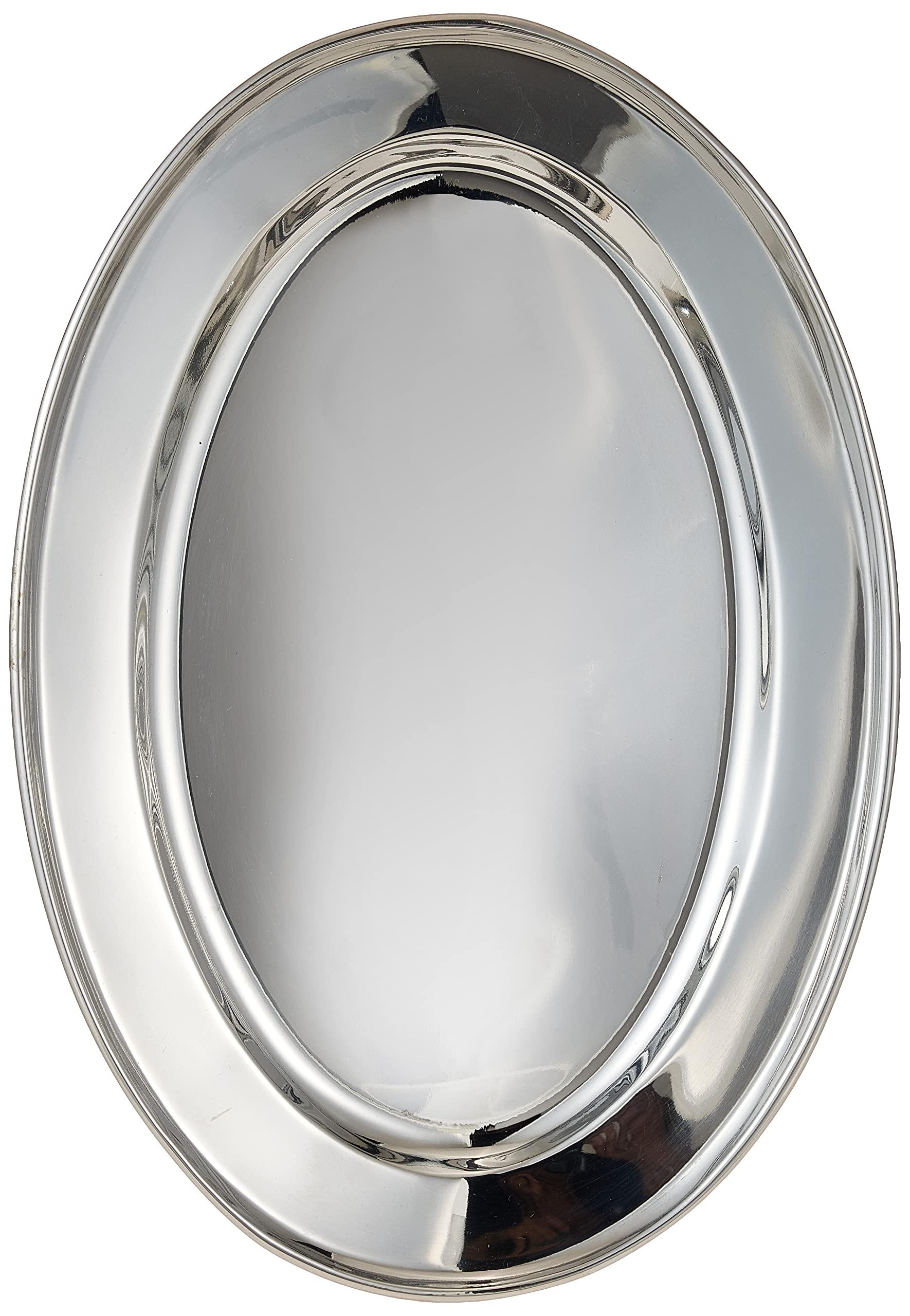 Raj Stainless Steel Oval Serving Tray, 30cm, OT0030, Rice Plate , Salad Plate , Side Plate , Platter , Serving Plate