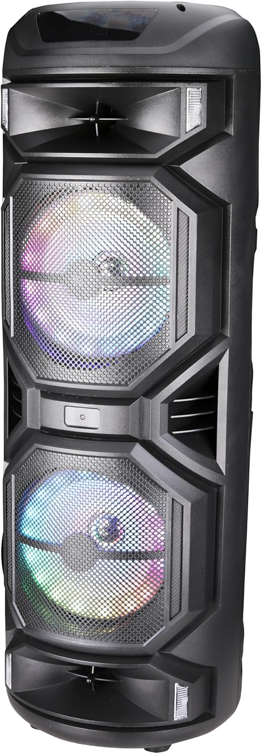 Max Power DJ Speaker with multi-color LED lights