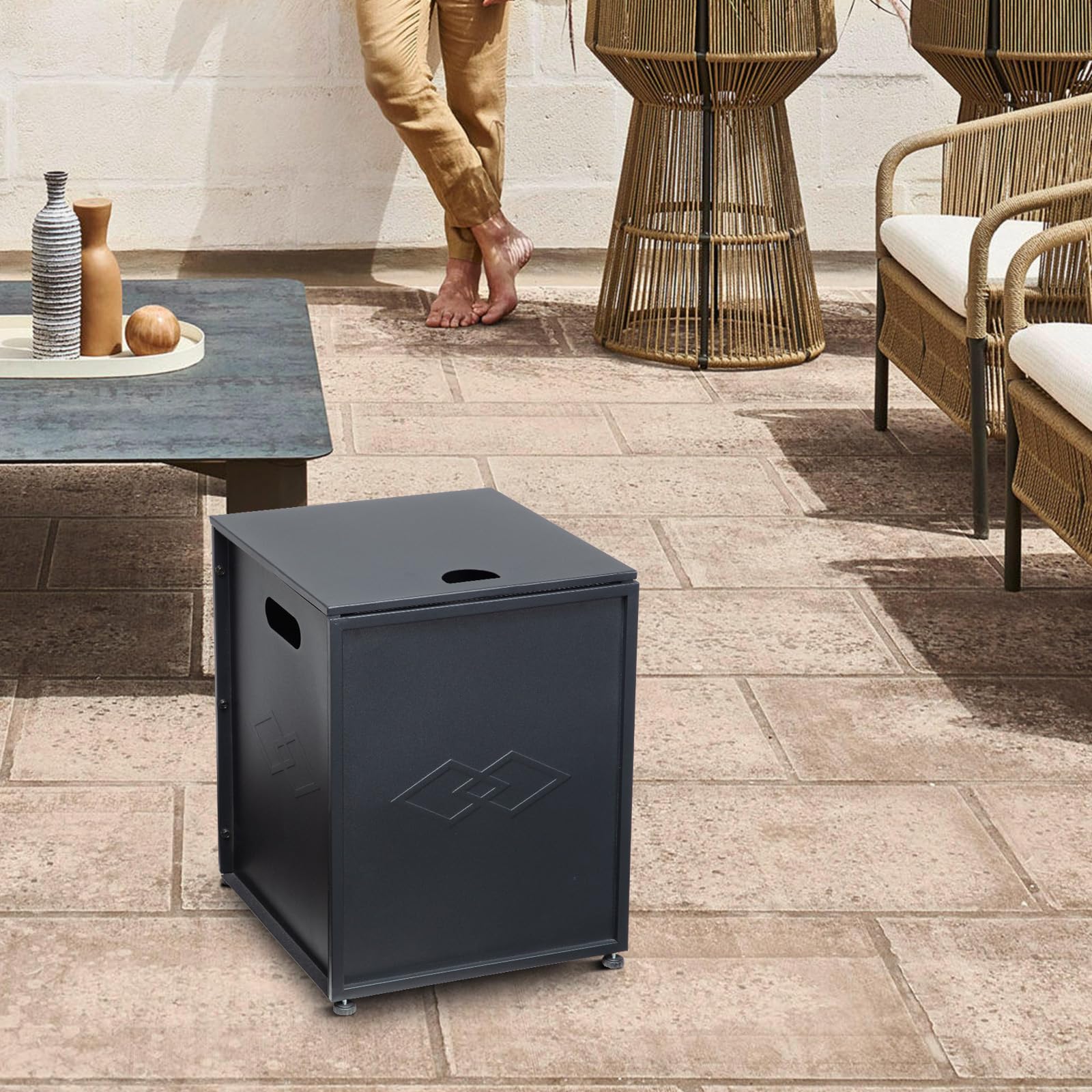 Snapklik.com : Propane Tank Cover Table, 20 Lbs Propane Tank Storage ...