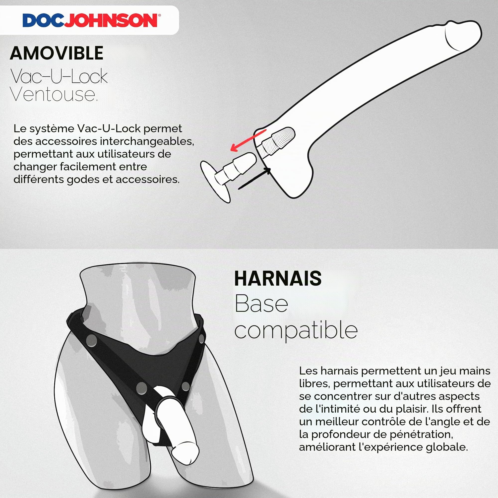 Signature Cocks Damion Dayski Ultraskyn Cock avec ventouse amovible Vac-U-Lock Chocolat 30,5 cm