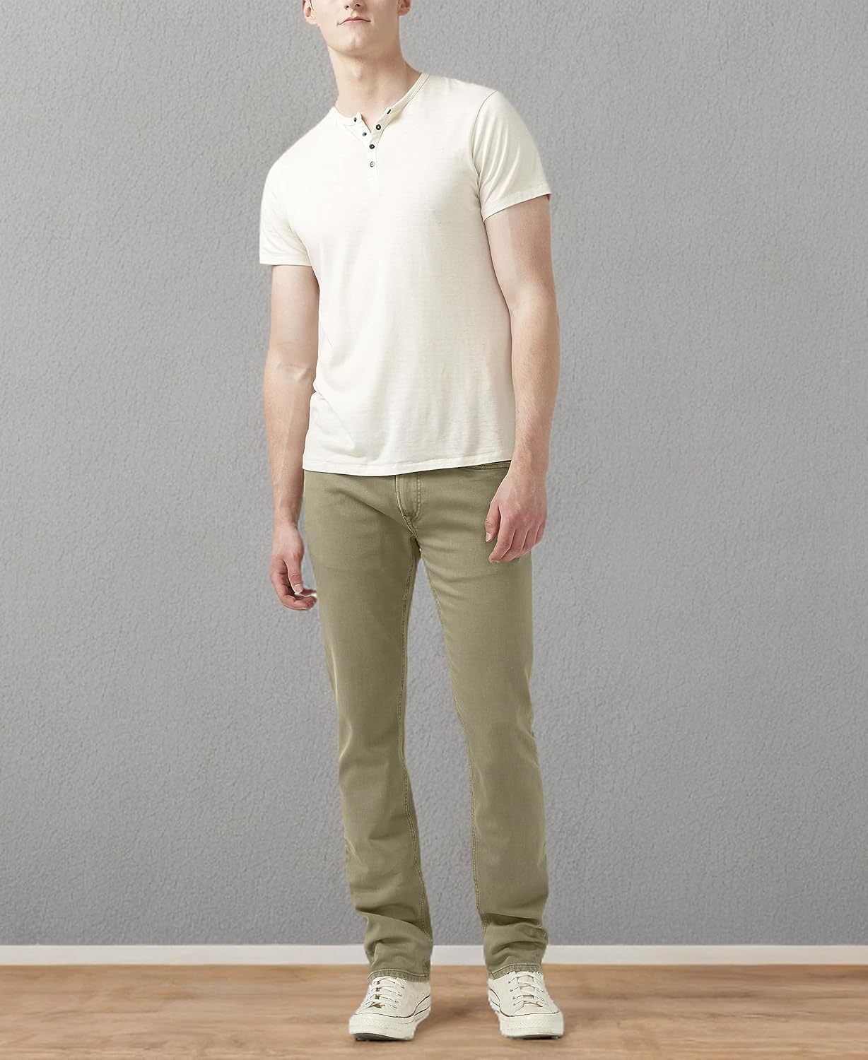 Buffalo David Bitton Mens Non-Denim Straight Leg Six French Terry Pants with Cotton Blend Stretch - Image 7