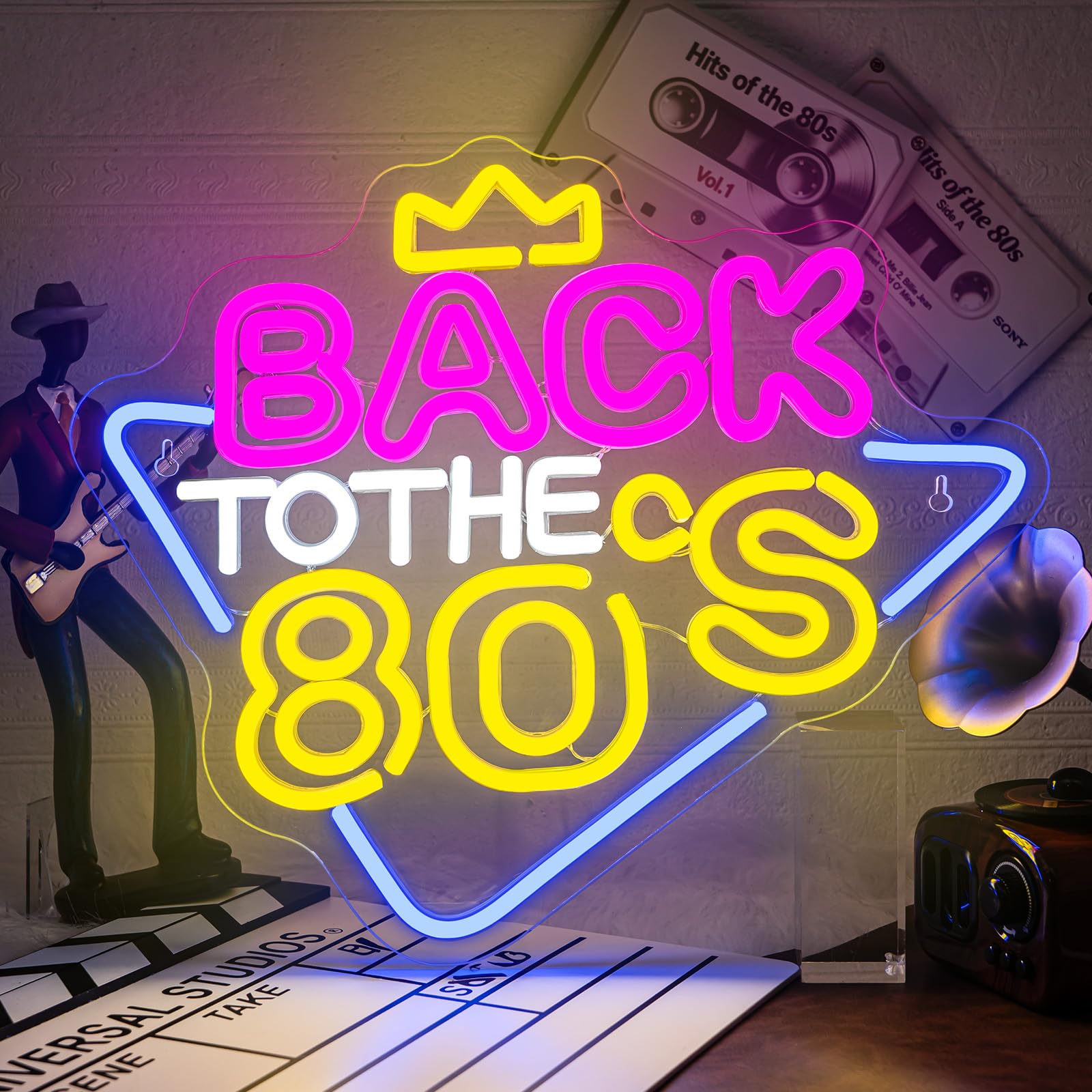 光る看板New最安値ネオン祭り・Back to The 80'Sネオンサイン Amazon.co.jp: Back To The 80'sネオンサイン 80年代ネオンライト