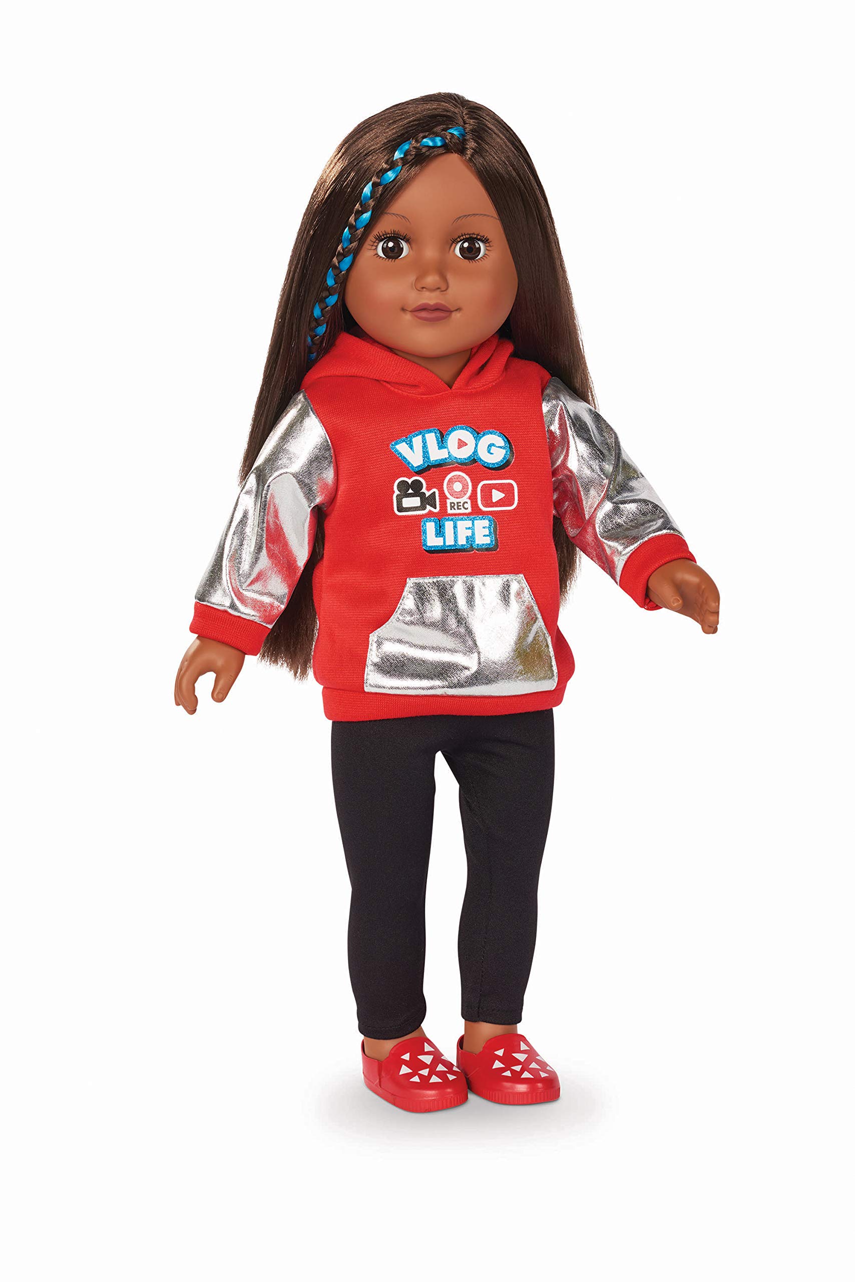 Buy My Life As 18" Poseable Vlogger Doll, African American Online at