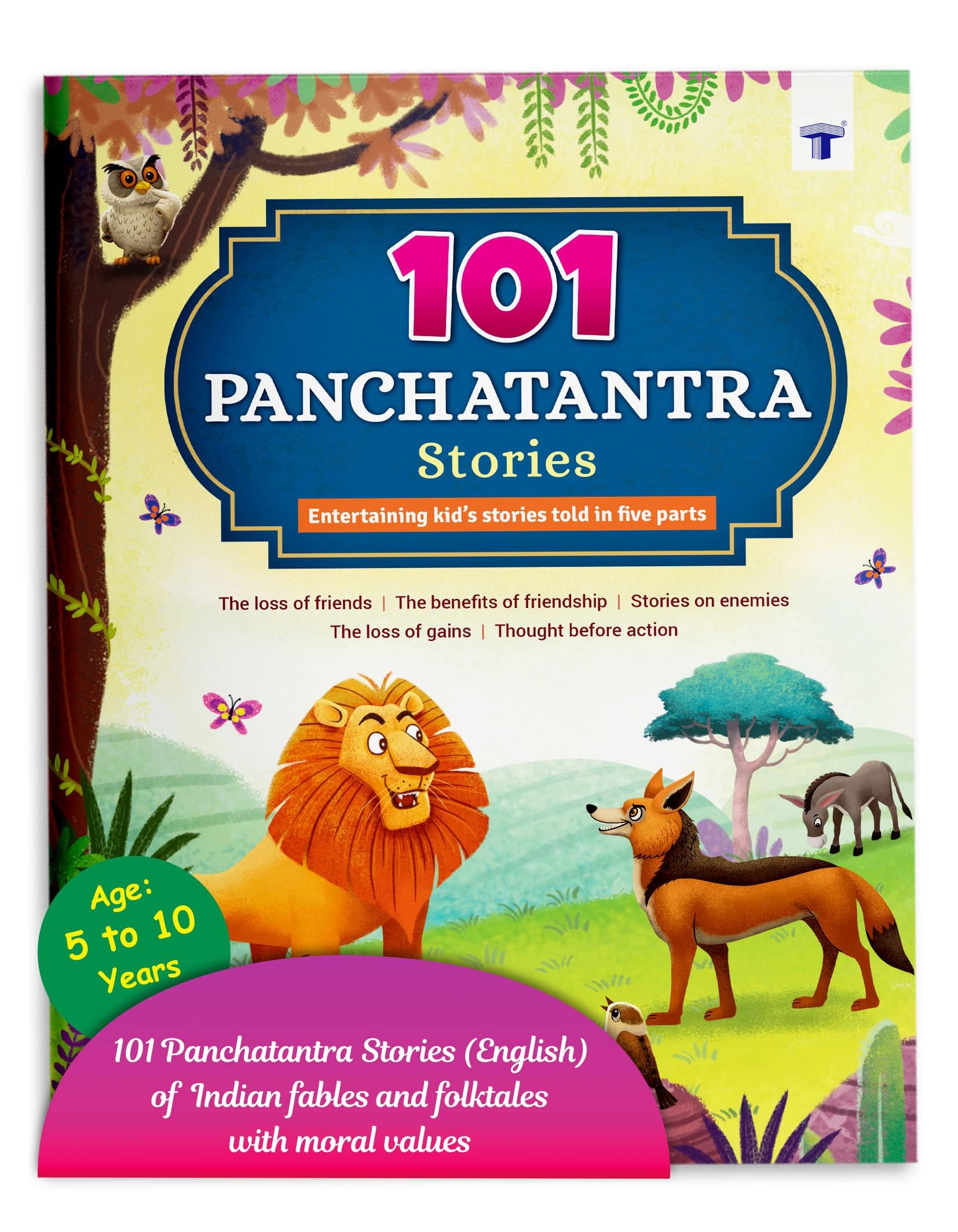 Sponsored Ad - 101 Panchatantra Stories in English for Children ( Colourful Illustrated ) | Bedtime Short Story Book for Kids | Panchtantra Classic Tales for 3 to 10 Years Old | Traditional Moral Stories