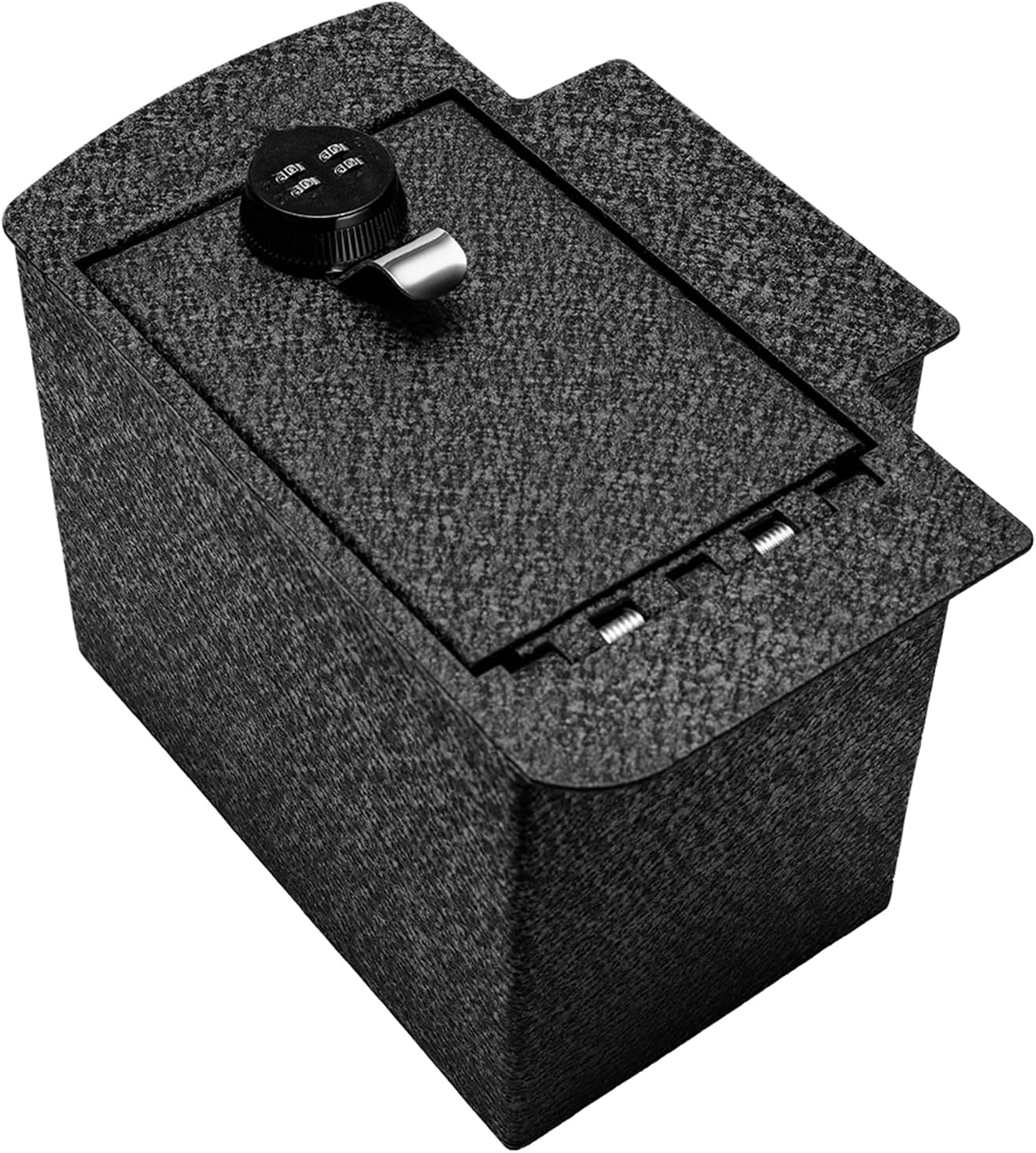 Center Console Safe Vault - KEREN Console Gun Safe Box Compatible with Toyota Tacoma 2005-2015, 4-Digit Combination Lock