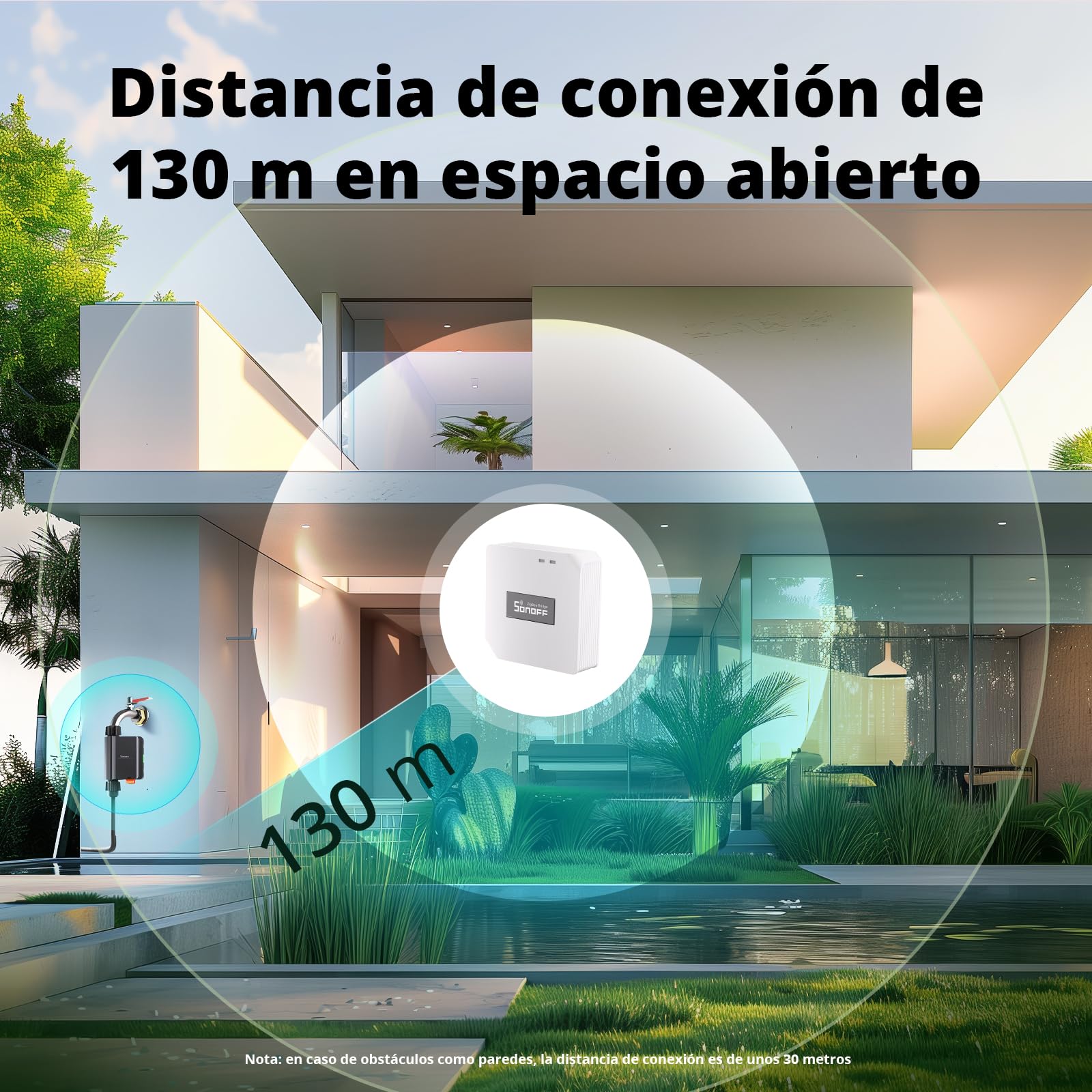 SONOFF Programador Riego Automatico, Temporizador Riego pour Jardín, Riego Programado y Racionado，Mando a Distancia，Fácil Instalación，Requiere Zigbee 3.0 Hub,Compatible con Alexa, Google Home 2pcs