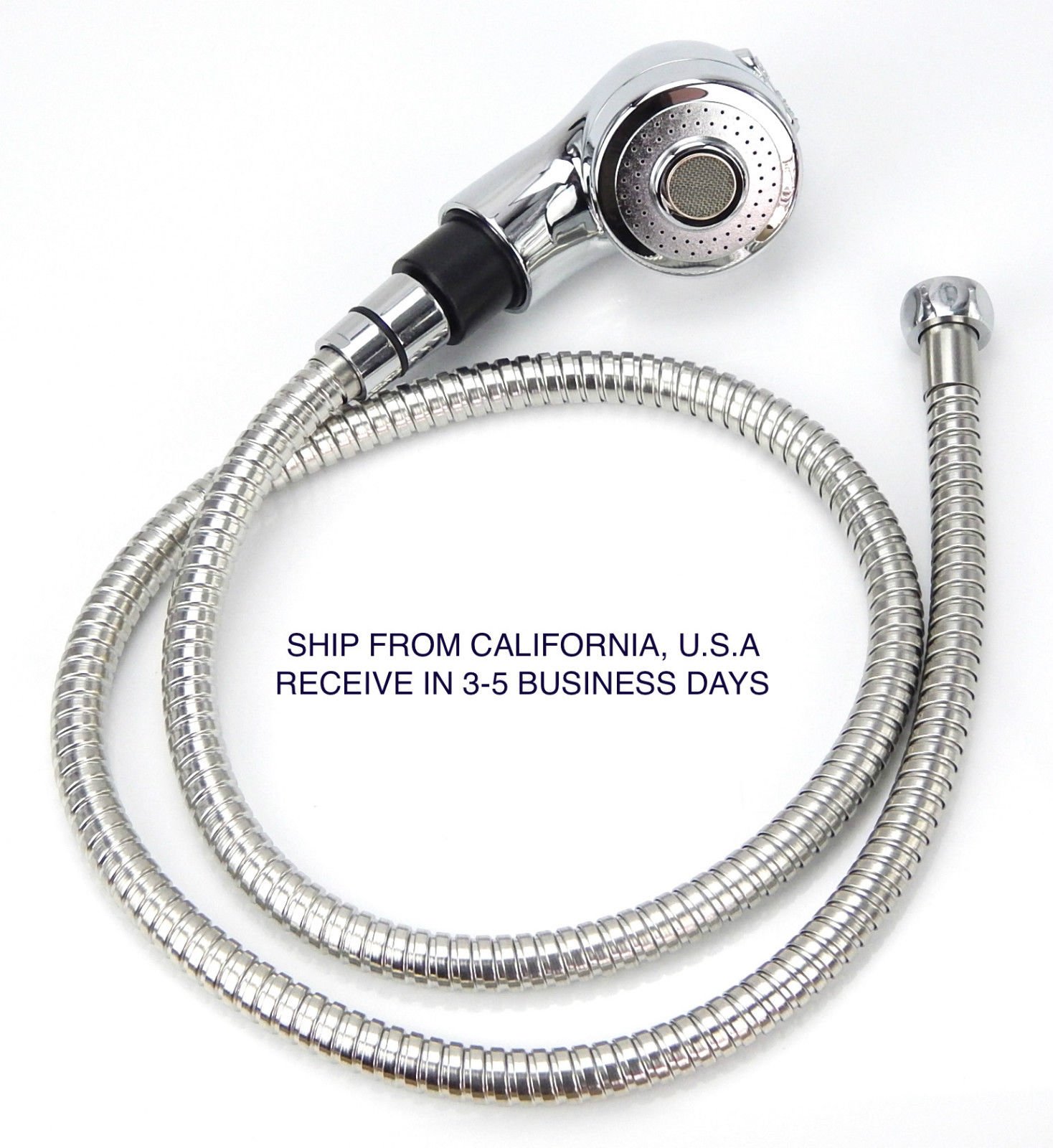 PEDICURE SPA CHAIR PART - SPRAYER HOSE & HEAD SET WITH WATER FLOW CONTROL BUTTON ;supply_by_beautyheadquarters