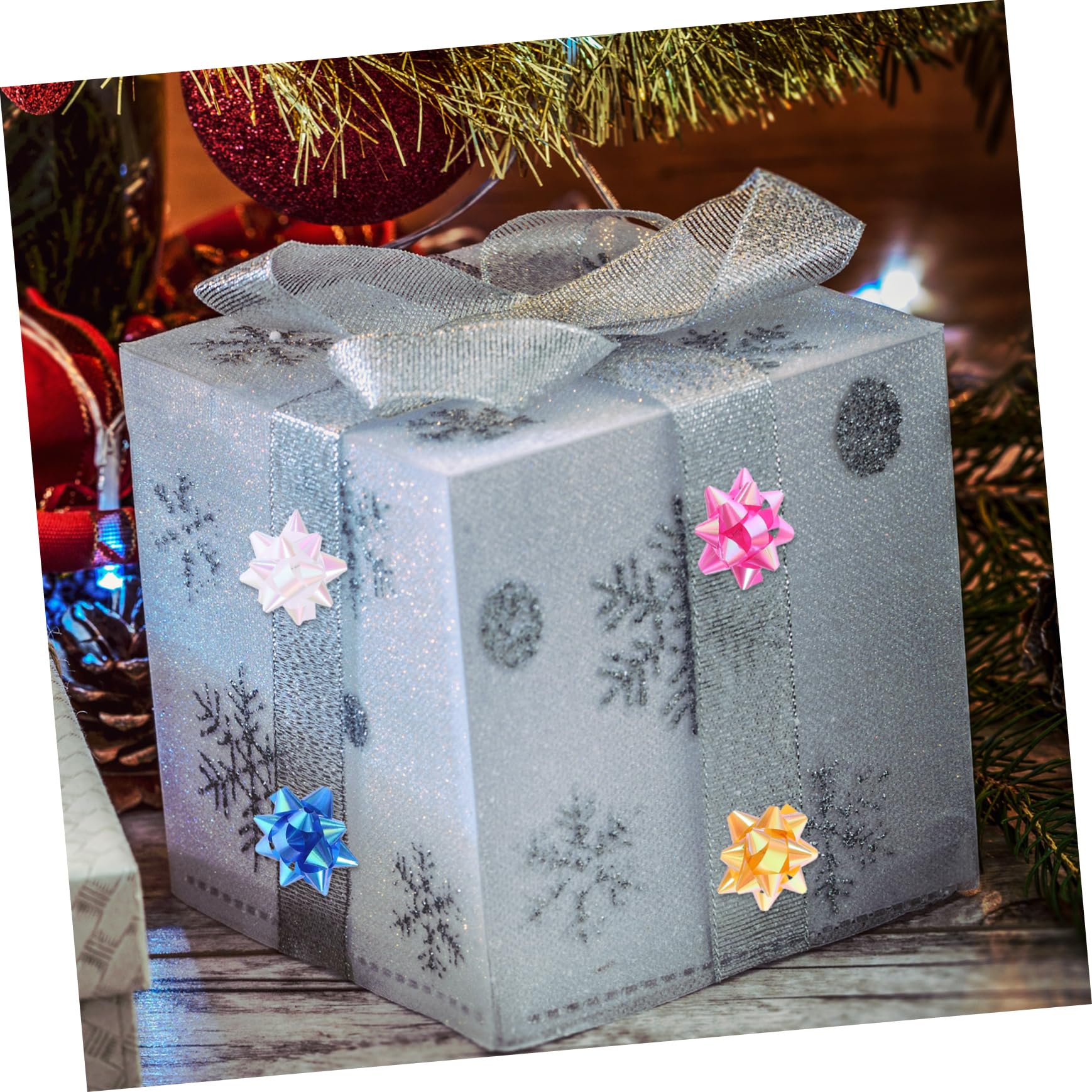 Lurrose 5 Set di Fiocchi di Nastro Floreale per Fiocchi Natalizi Fiocchi da da 2 Pollici Fiocchi per Cestini per Decorazioni di Compleanno Vacanze E Matrimoni 70 Pezzi * 5