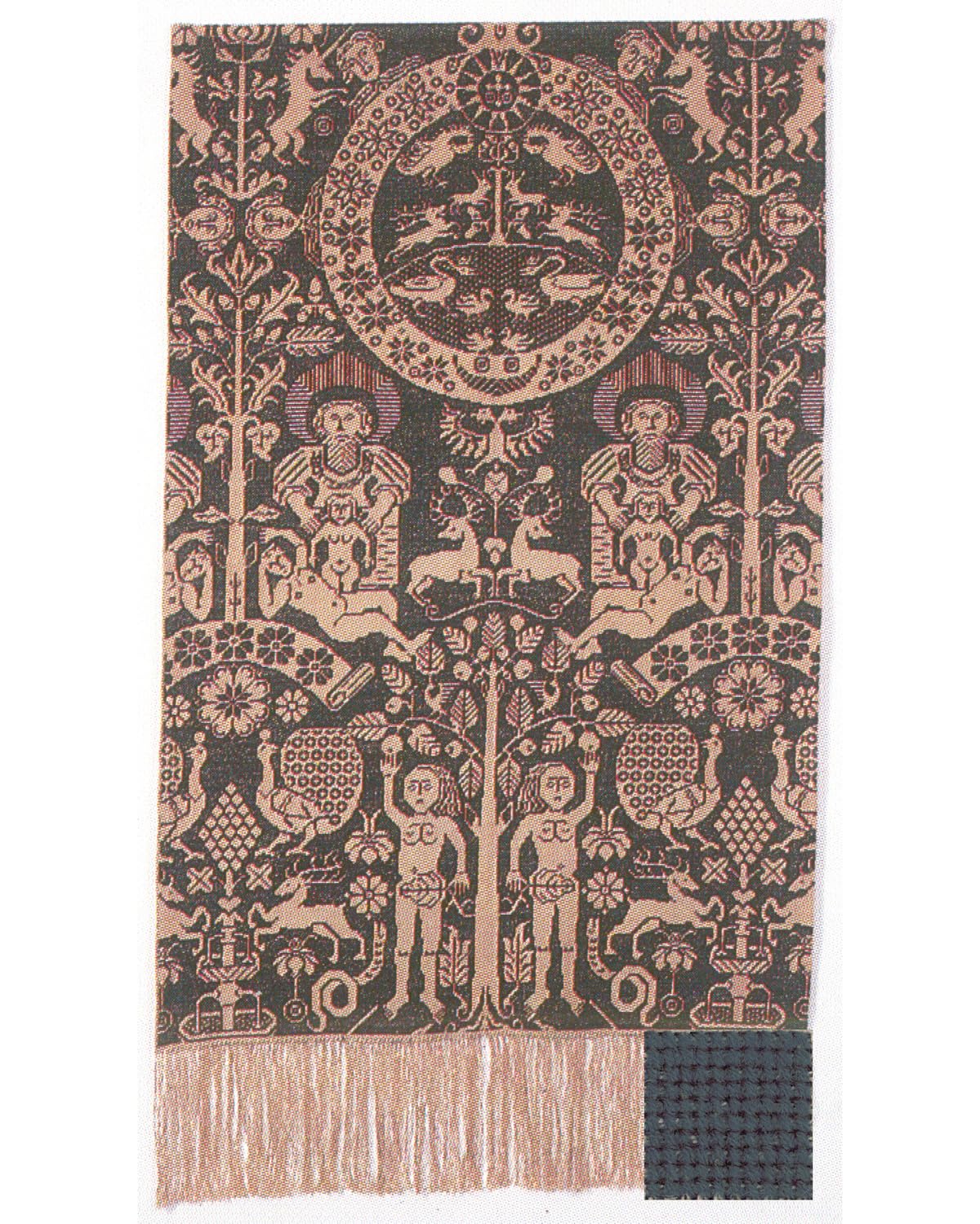 permin Beiderwand Garden of Eden Sampler