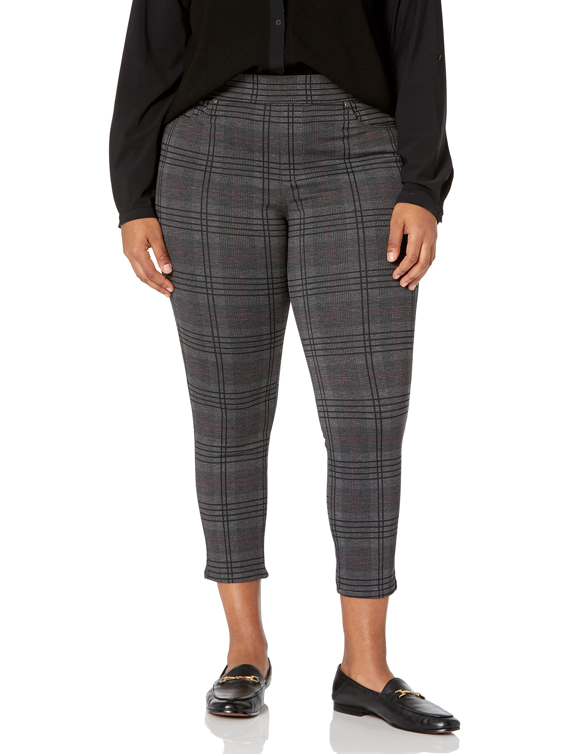 Gloria Vanderbilt Womens Avery Ponte Slim Pull On Pant