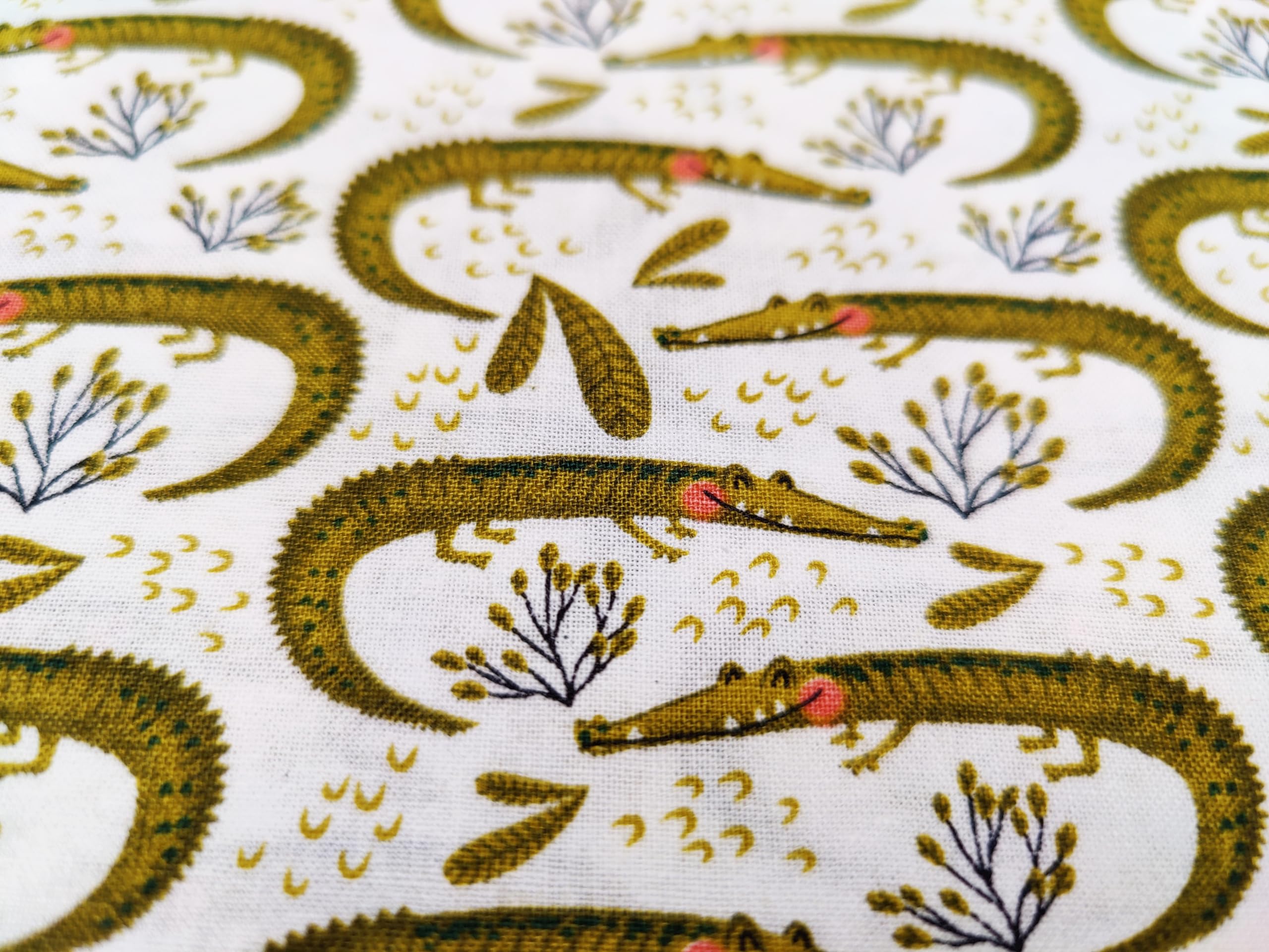 Animal Cotton Fabric, 100% Cotton Poplin, 44” Wide, Animal Nursery Themed Material for Sewing Quilting, Crafts - Image 3