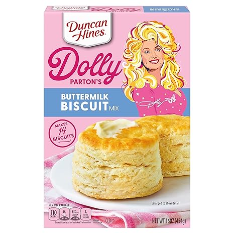 Duncan Hines Dolly Parton's Buttermilk Biscuit Mix, 16 oz.