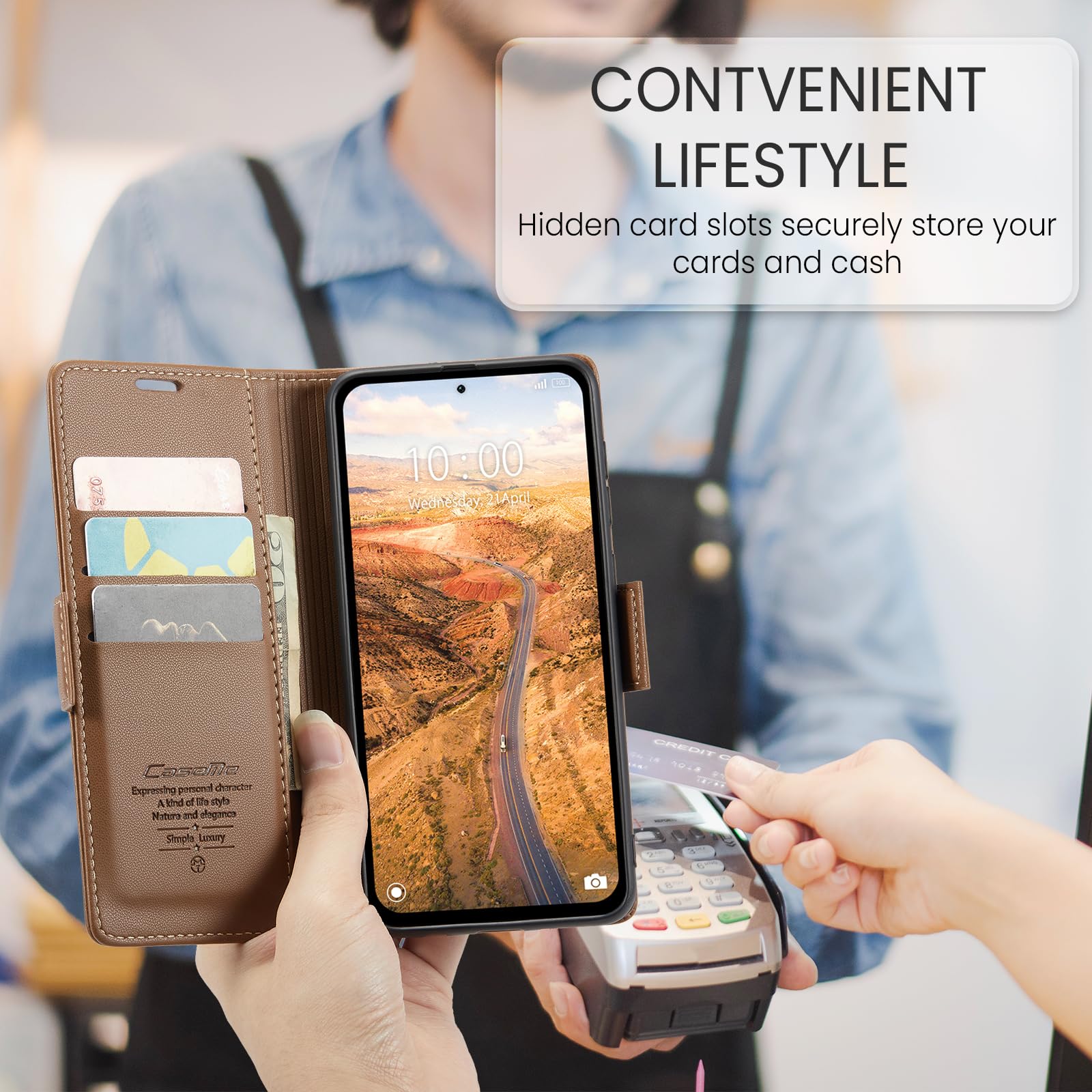 KANVOOS Cover per Xiaoi Redi Note 12 4G, Cover a Libro Custodia in
