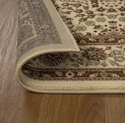 Miniatura 6 de BNM - Alfombra de área grande para interiores con respaldo de yute, ideal para entrada, sala de estar, cocina, dormitorio, pasillo, perfecta para