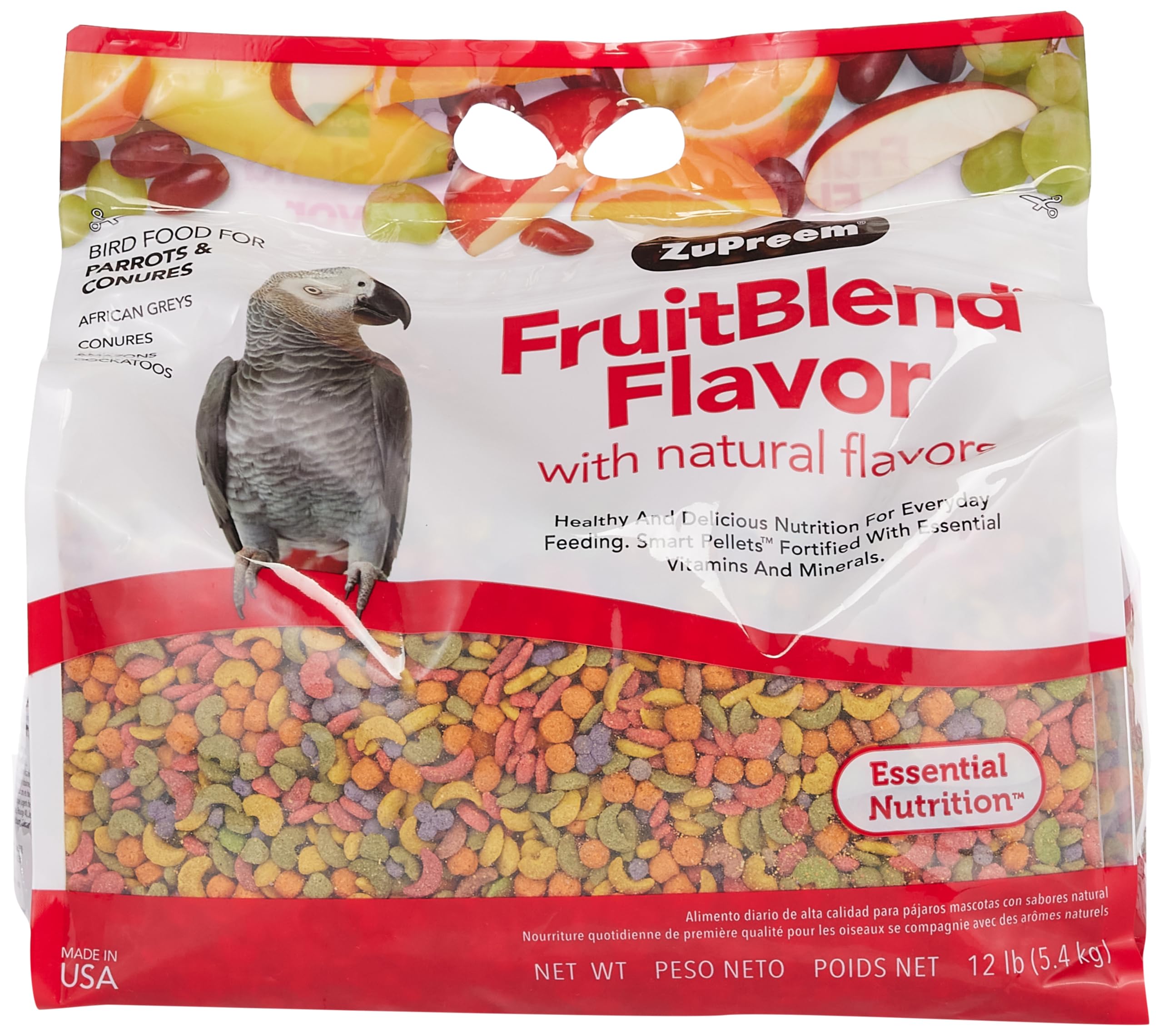 FruitBlend Flavor Medium & Large Parrot Food 12 lb