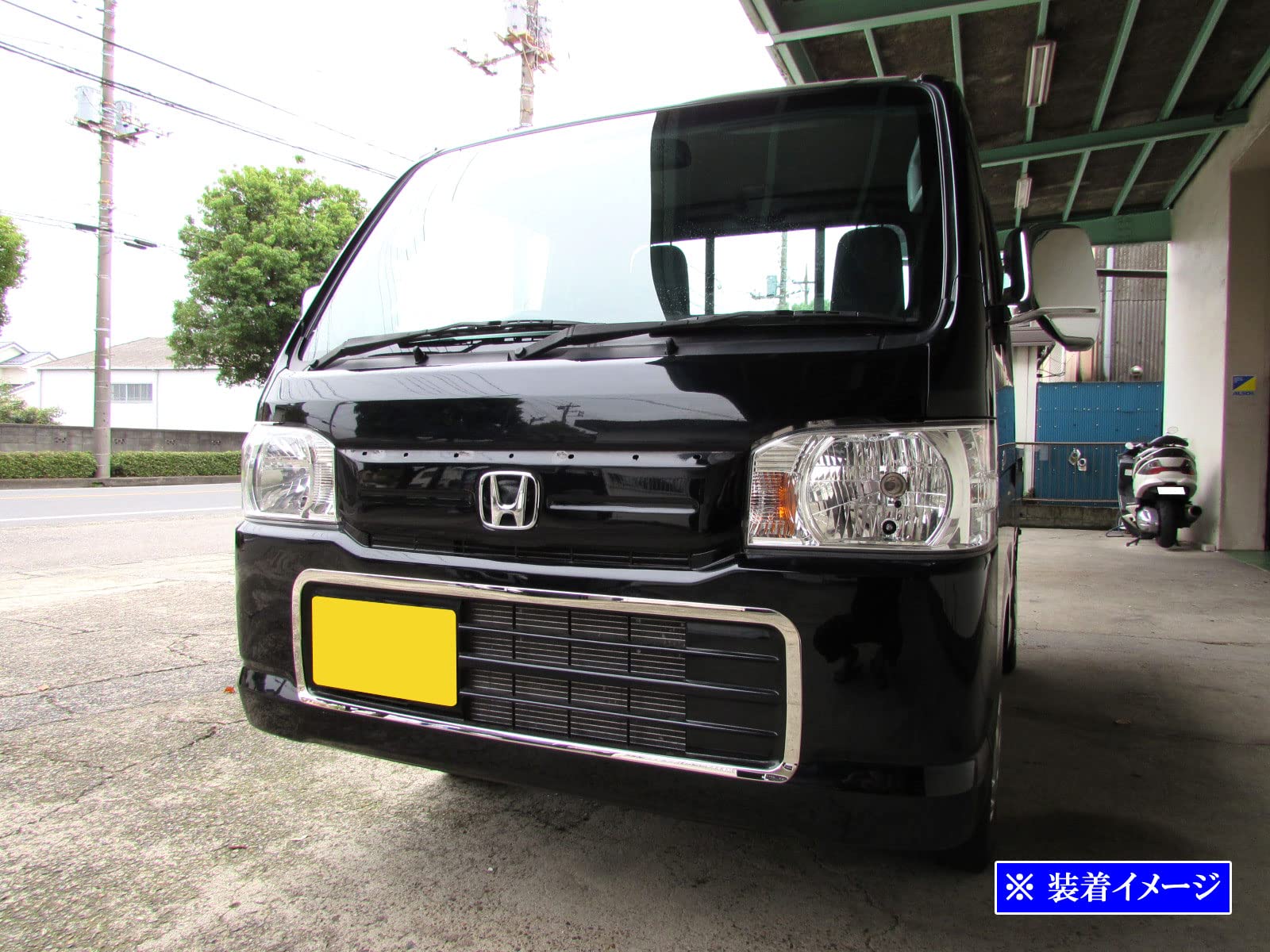 ホンダ アクティ フロントバンパー 白