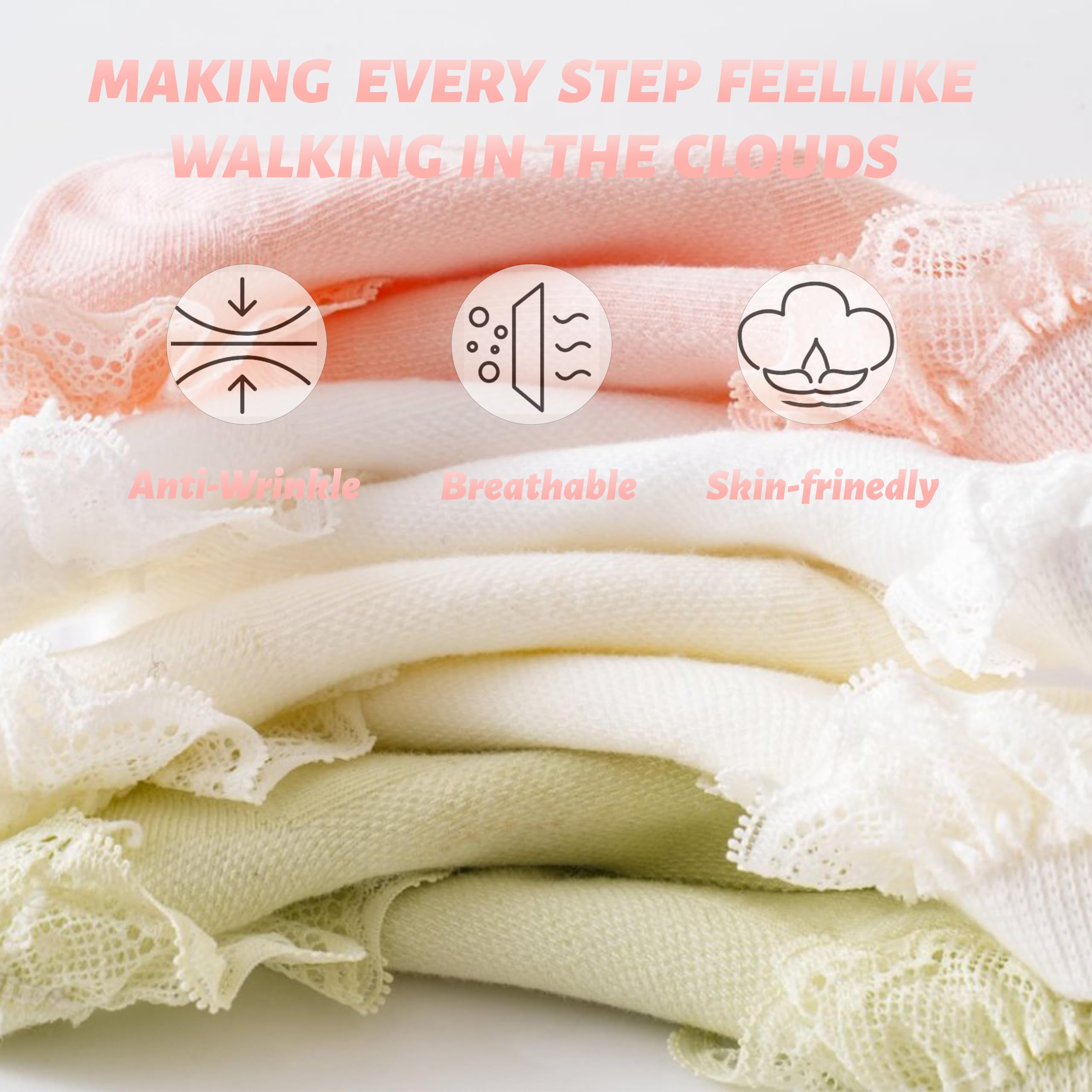 PreciousPawWear 5 Pairs Baby Boys&Girls Socks Newborn Baby Infant & Toddler Unisex Socks