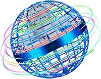 M&HON G Toys, bola de esfera voadora com drones bola com luzes de LED mágicas bola flutuante helicóptero giratório de 360° para meninos e meninas presente para adultos 2021 brinquedos quentes para festival de Natal ao ar livre interno