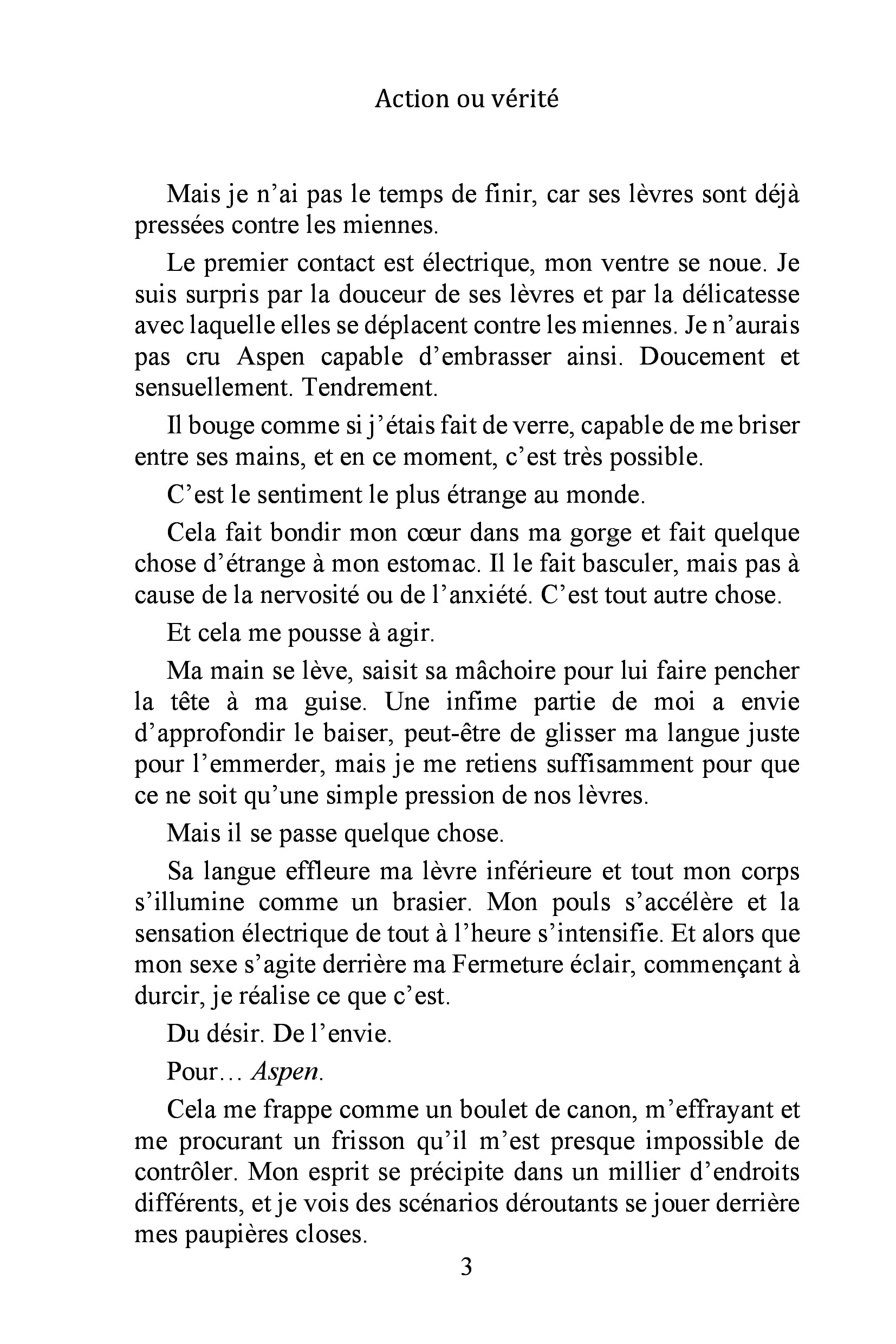 Action ou vérité