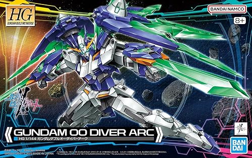 Miniatura 16 de Bandai Hobby - Gundam Build Metaverso - #5 Gundam 00 Diver Arc, Bandai Spirits HG 1/144 Model Kit