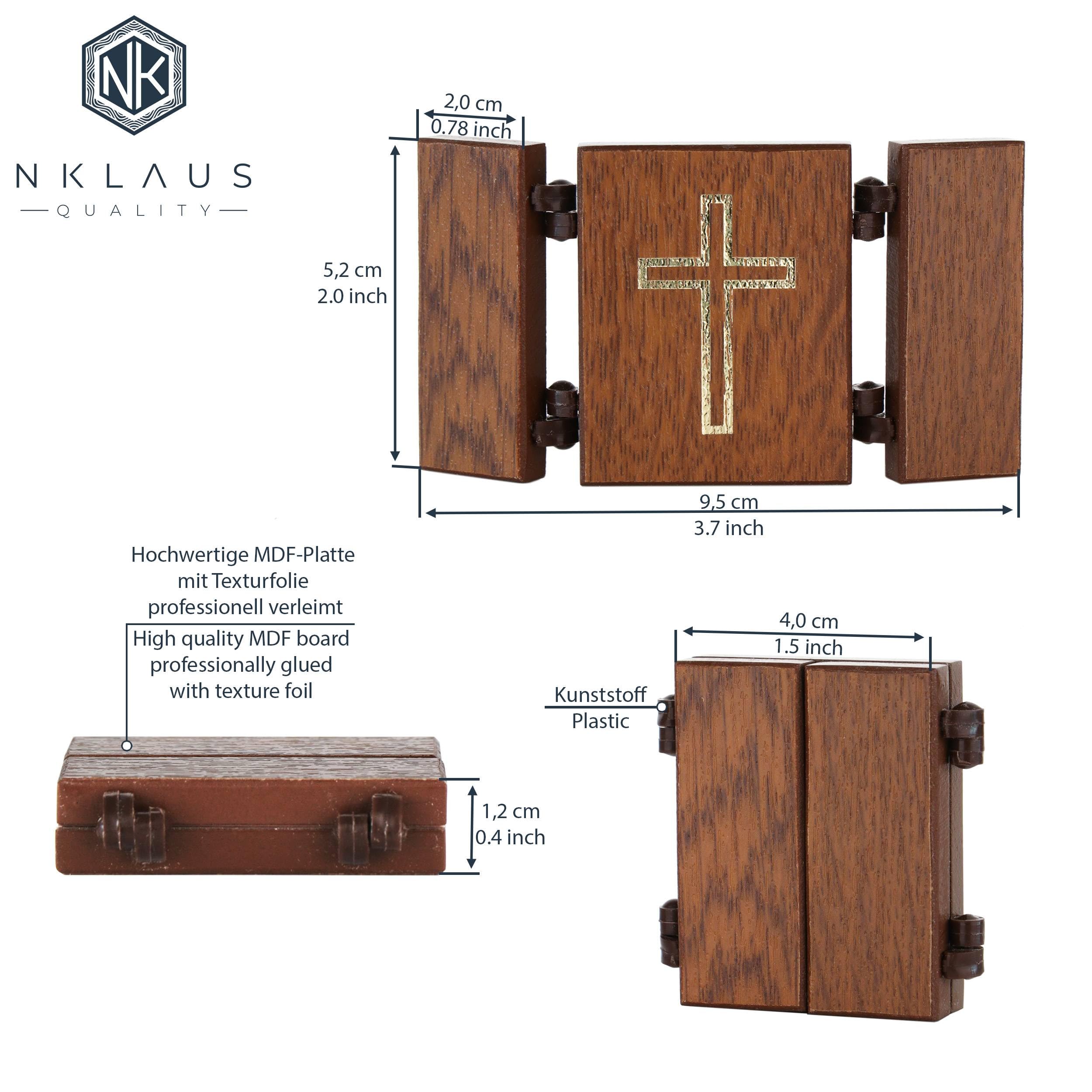 NKlaus, Holy Trinity, Christian Icon, Andrei Rublyov, Svjataja Troica small journey altar 36150, Andrej Rubljow - Image 3