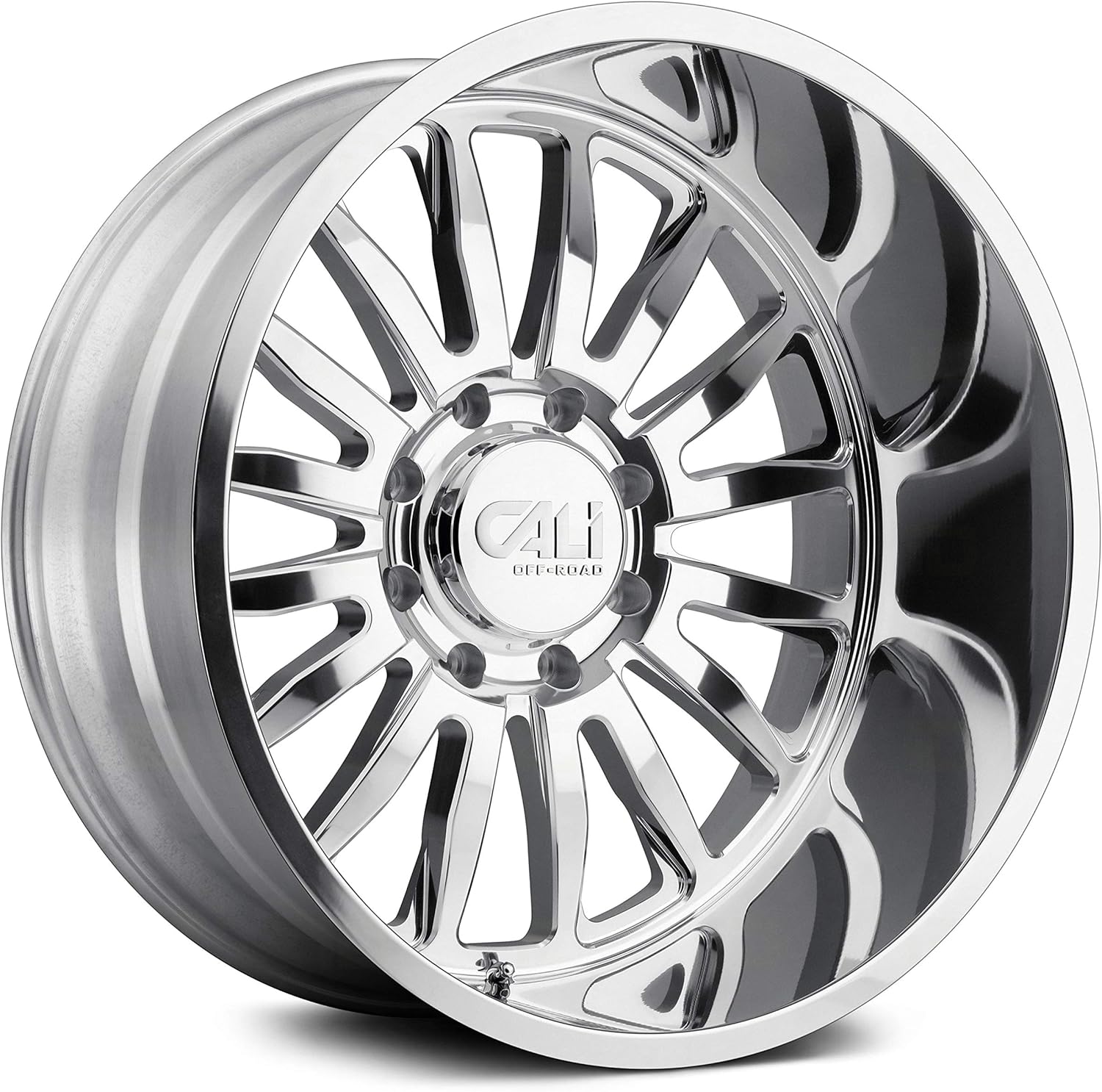 CALI OFF-ROAD SUMMIT Polished Wheel with Painted (22 x 10. inches /6 x 139 mm, 0 mm Offset)