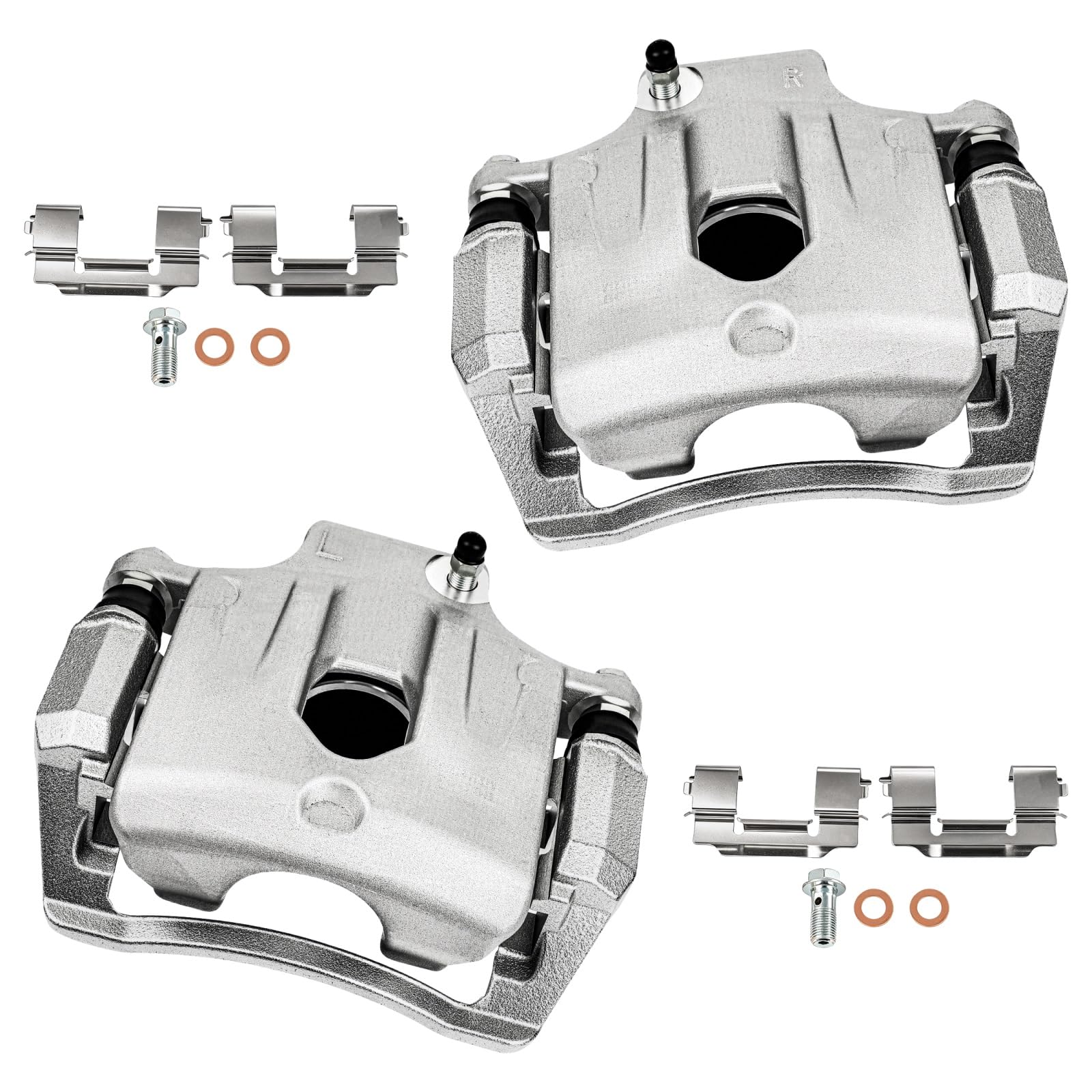 cciyu Rear Left &amp; Right Disc Brake Calipers Assembly 18B4804 18B4805