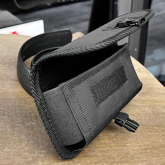 Cell Phone Holster for Men, Belt Clip Phone Holder, Large Tactical Phone Pouch for iPhone 17 16 15 14 Pro Max 17 16 15 14 Plus, for Galaxy S25 Ultra,S25 Plus,Heavy Duty Buckle Closure