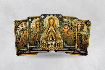 Ibiza Tarot The Runes of Freyja - 26 Cards - Runes Oracle - Oracle Deck - Fortune Telling - Divination Tools - Oracle Gift