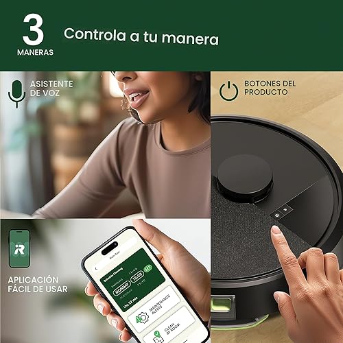 Miniatura 10 de iRobot Roomba 105 Combo robot aspirador y trapeador - Fácil de usar, succión intensa de levantamiento de potencia, navegación LiDAR, múltiples modos