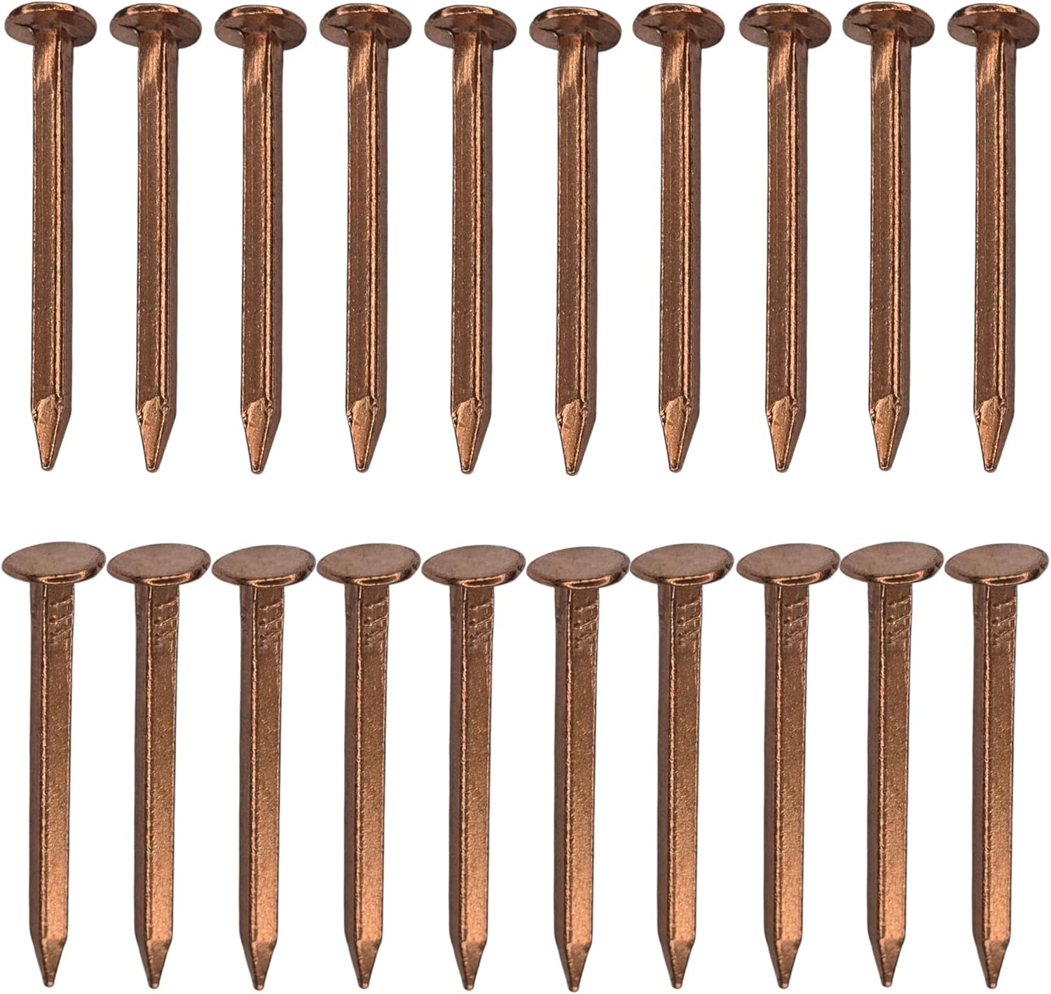 cyclingcolors 20 x Square Copper Nails Square Nails Nautical Wood Assembly Furniture Nails Renovation Picture Frame Craft Projects 3 x 40 mm