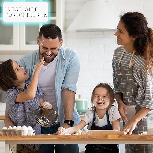 Miniatura 7 de Erreke Sartén antiadherente para panqueques, 7 caritas sonrientes, mango suave al tacto, divertido desayuno para niños, sartén para crepes de 10.2