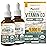 Plant-D3 Organic Vitamin D3 5000 IU - Vegan, Max Strength Sublingual Liquid D3 Drops - 200% Higher Absorption - 100% Plant-Based Cholecalciferol Form - Adjustable Dosing for All Ages (1oz - 2 Pack)