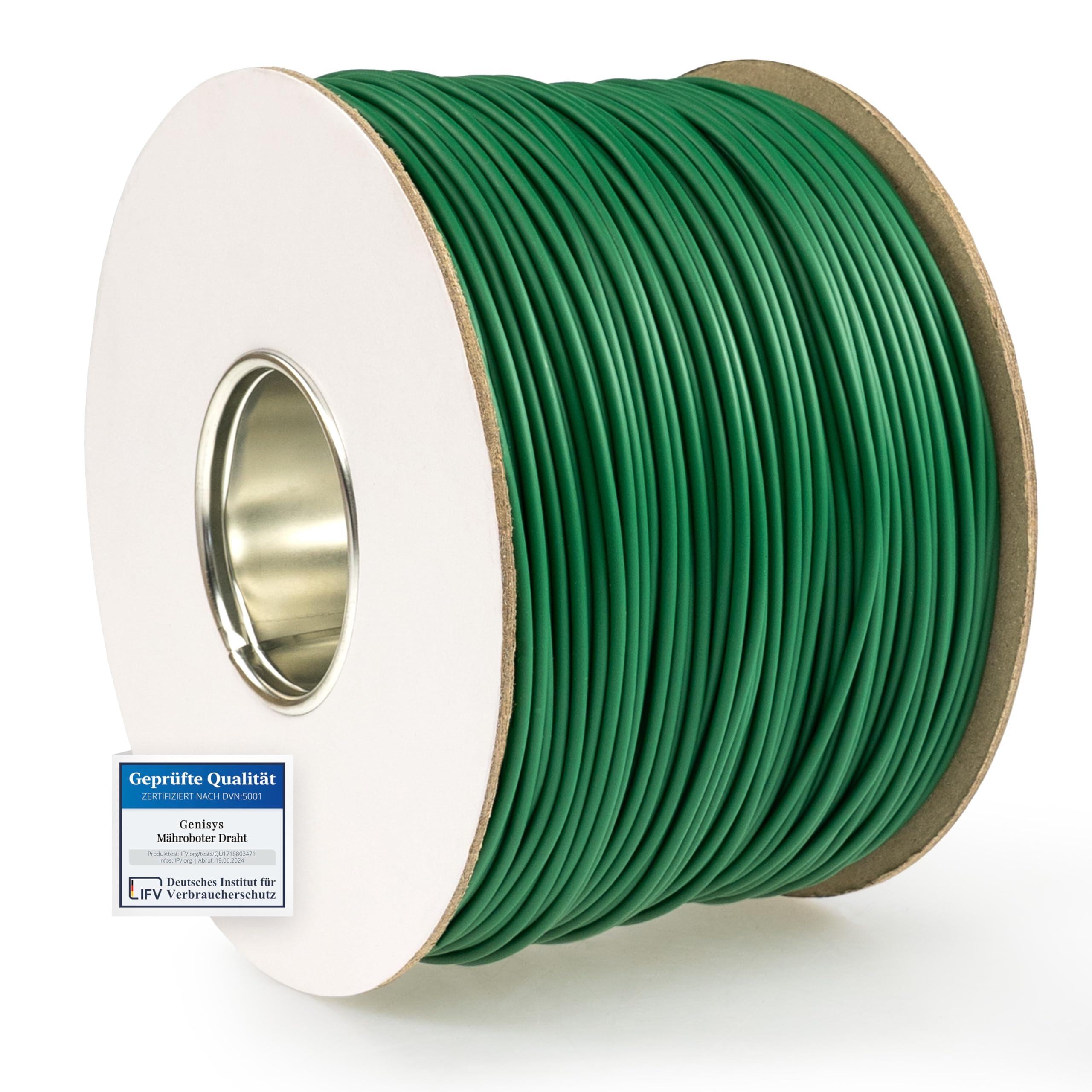 Cable de limitación para Robot cortacésped, Compatible con Husqvarna Automower Gardena Worx Yard Force - Aluminio estañado Ø2,7 mm, Longitud: 800 m