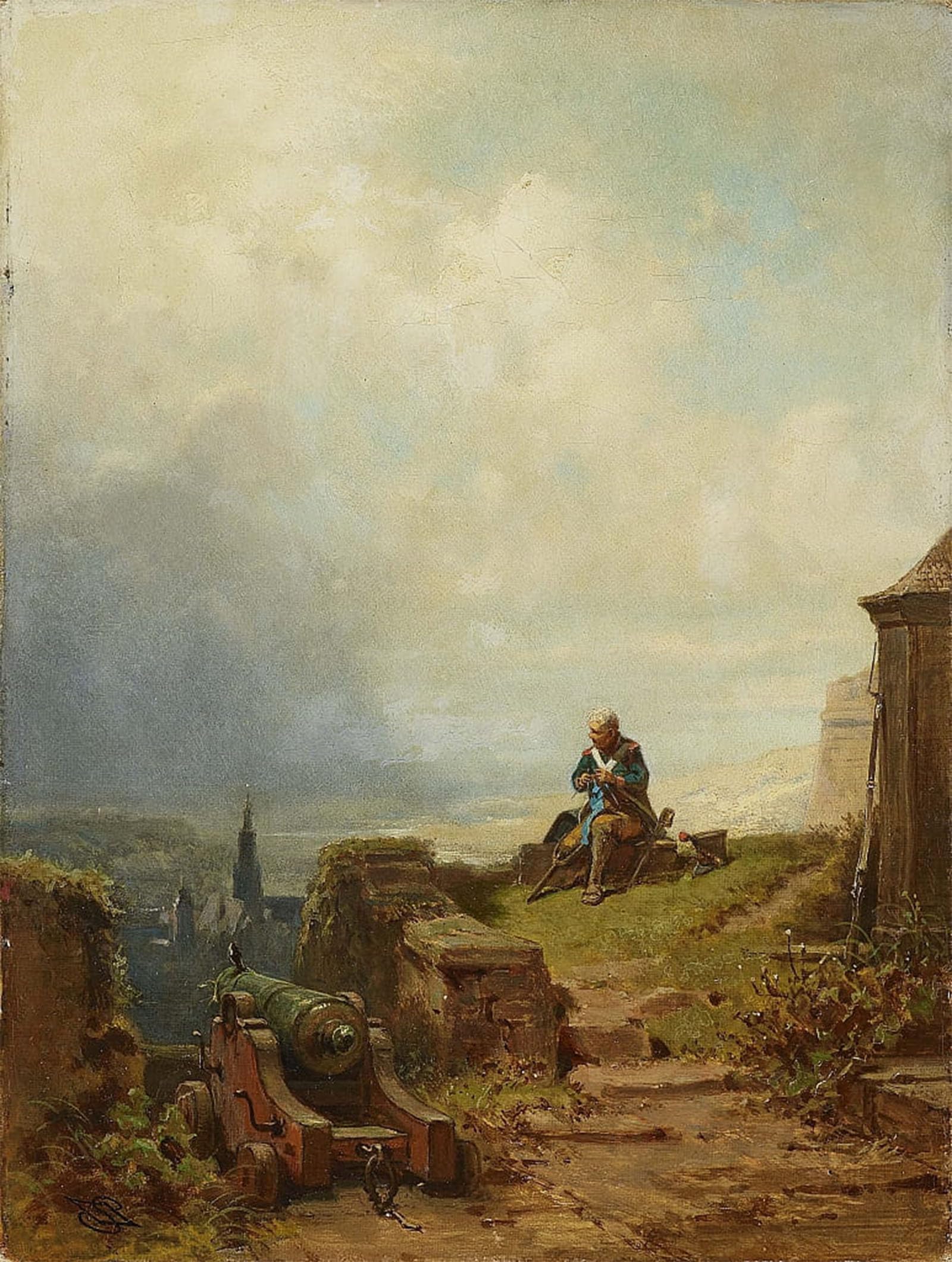 Affiche le vétéran de Carl Spitzweg pour salon moderne graffiti - 5